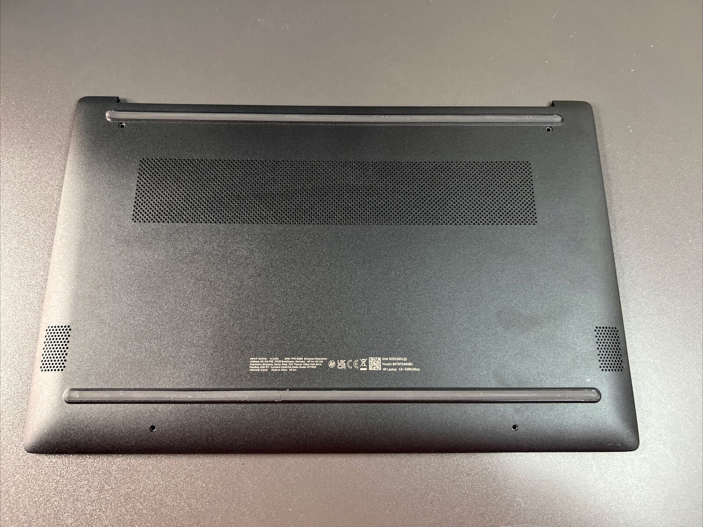 hp laptop 15-fd0520sa bottom base Chassis Cover Black