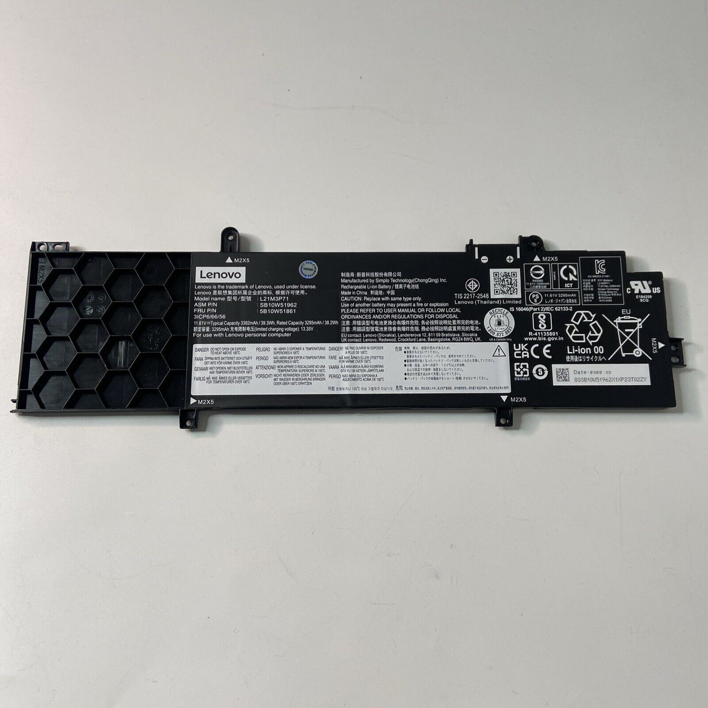 Genuine Lenovo ThinkPad T14 Gen 3 T14 G4 P14S G3 P14S G4 Battery L21M4P71