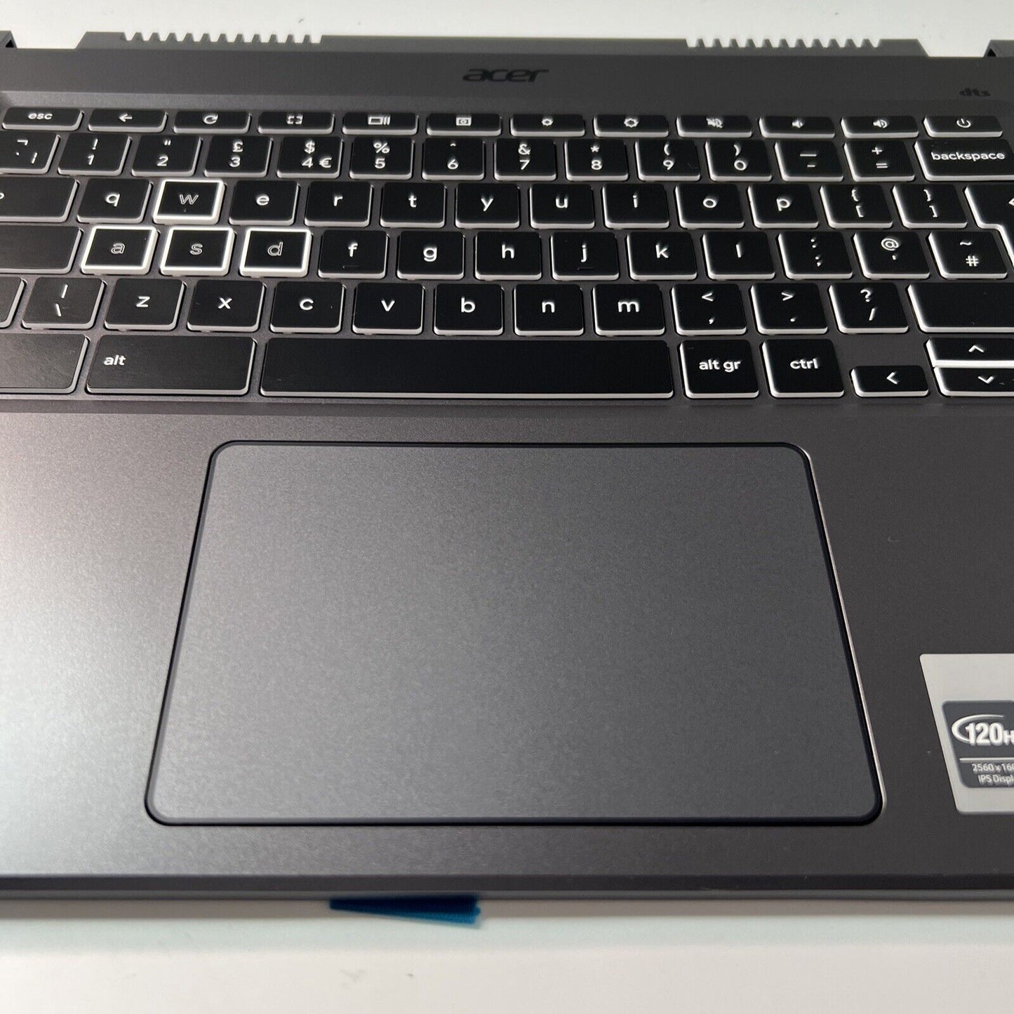 Acer Chromebook 516 GE CBG516-1H Palmrest UK Keyboard Touchpad Genuine