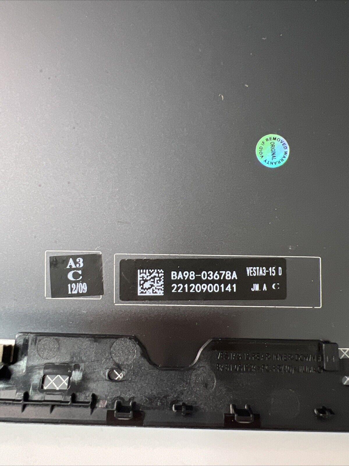 Samsung Galaxy Book 3 NP750QFG Bottom base Cover BA98-03678A