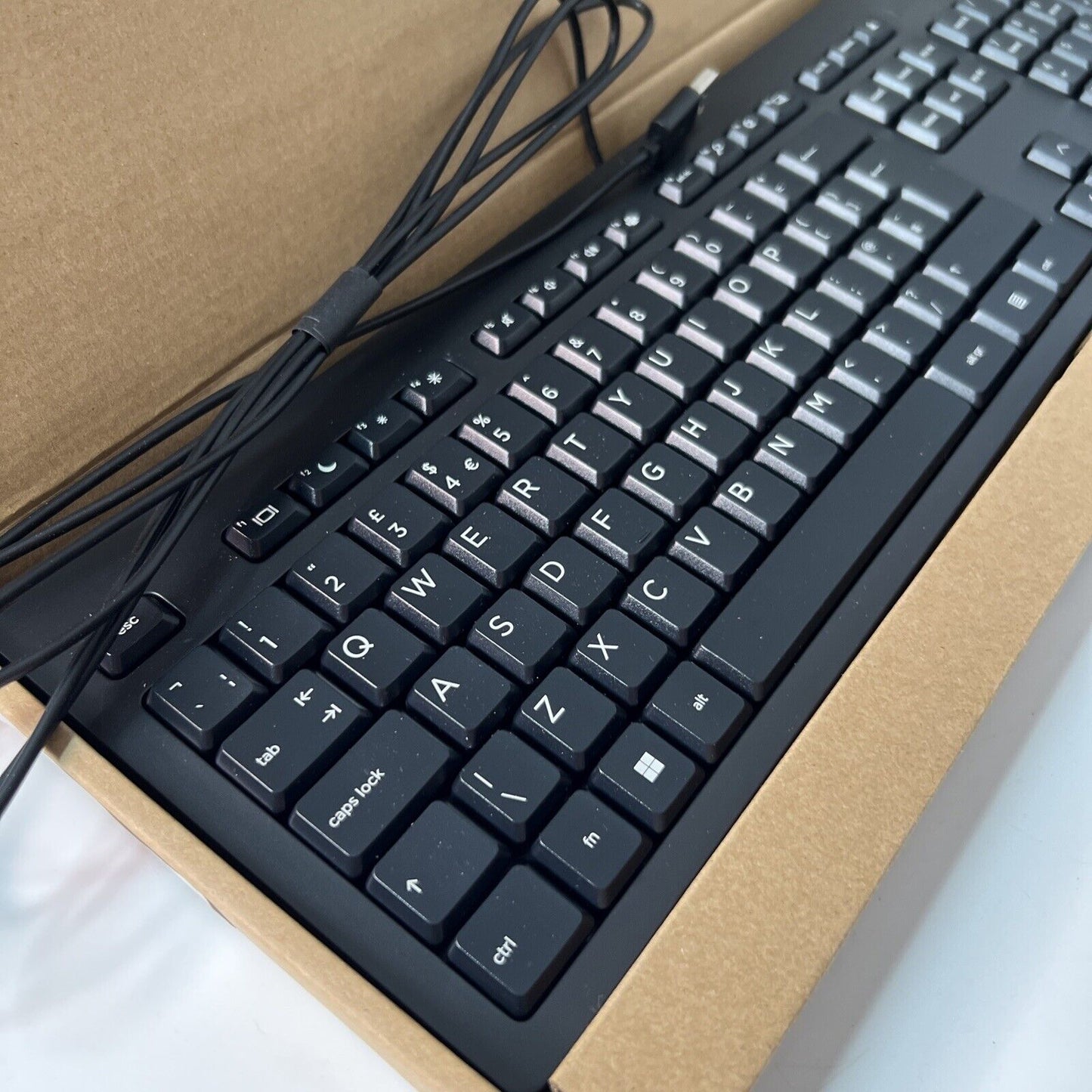 HP 125 Wired Keyboard UK Layout TPA-L001K M27527-031 BLACK