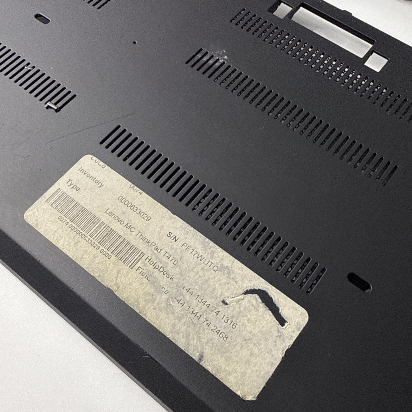 Lenovo ThinkPad T470 Bottom Case Cover Housing Base AP12D000600