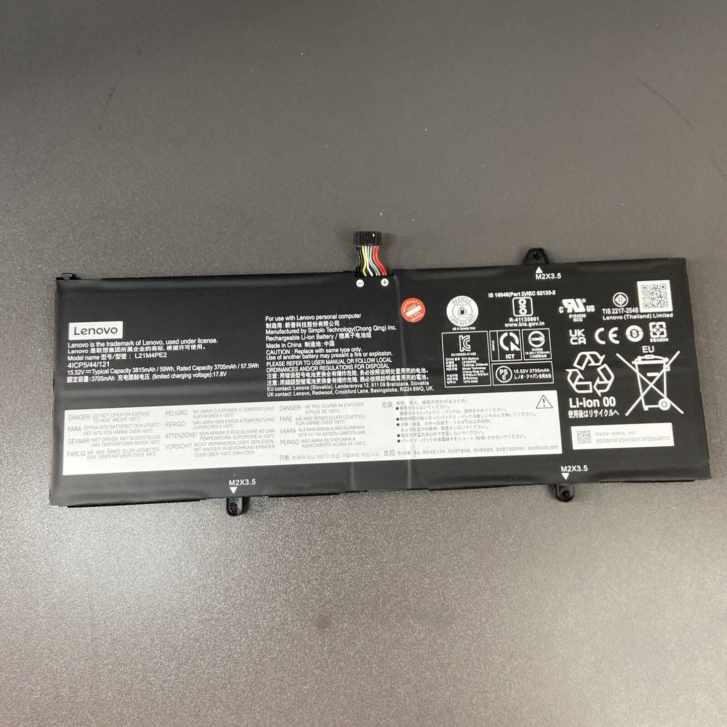 Genuine Lenovo Yoga 6 13ALC7 Laptop Battery 5B11F29411 5B11F29414, 5B11F29421