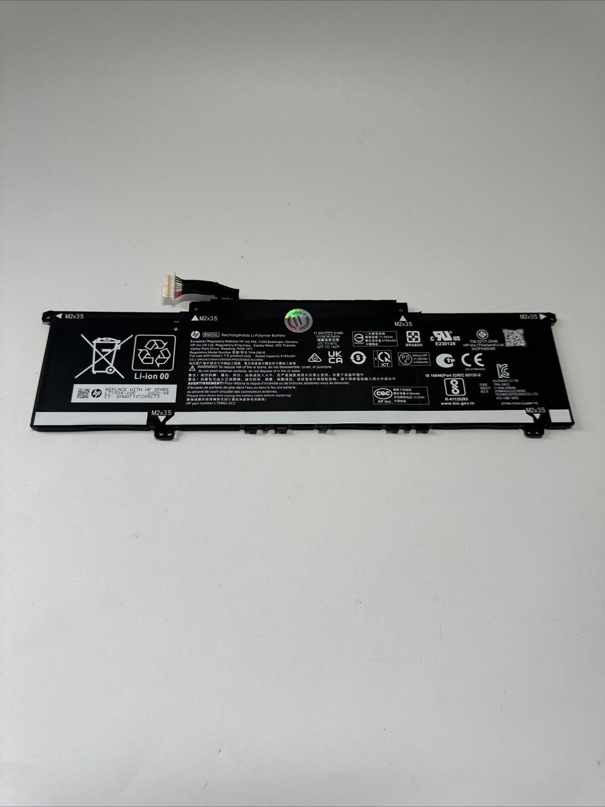 Genuine HP BN03XL Laptop Battery to replace L77034-005, TPN-DB1E