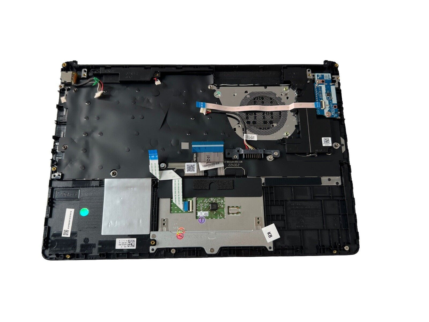 HP 14-DQ0518SA Complete Palmrest Housing Touchpad UK Keyboard DC JACK Black