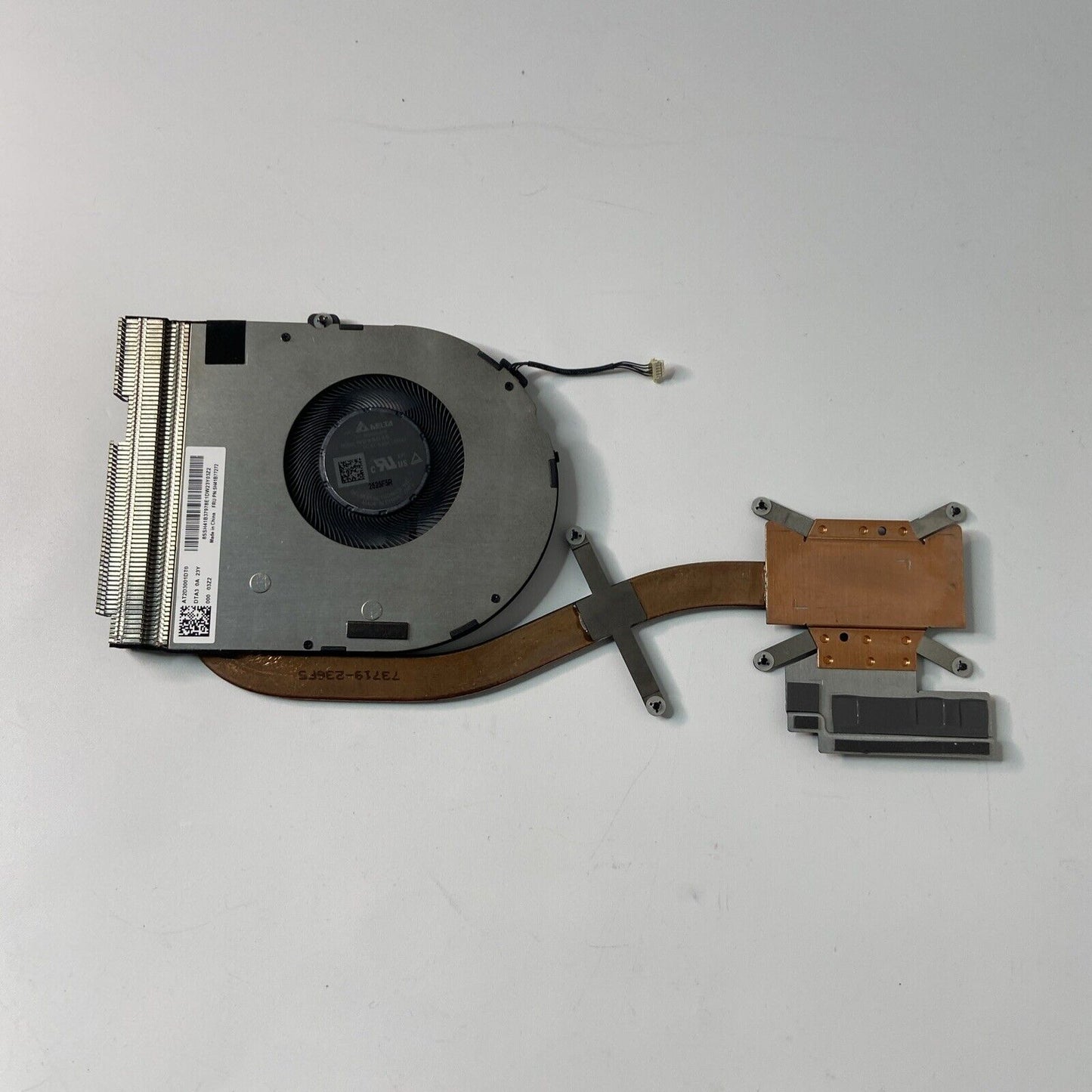 Genuine Lenovo ThinkPad T14 Gen 3 P14S Gen 3 CPU Heatsink & Cooling Fan