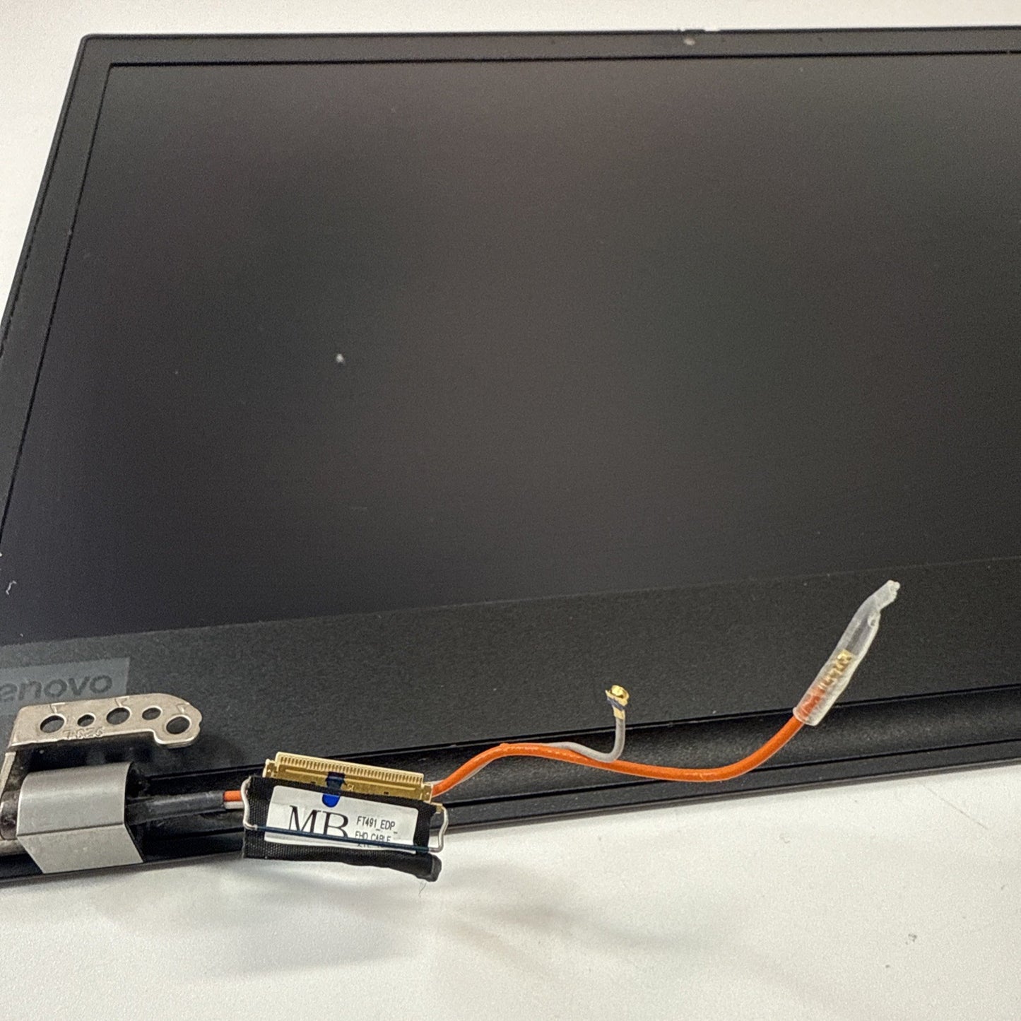 Genuine Lenovo T490s Complete Screen Assembly Top Lid Cover Black