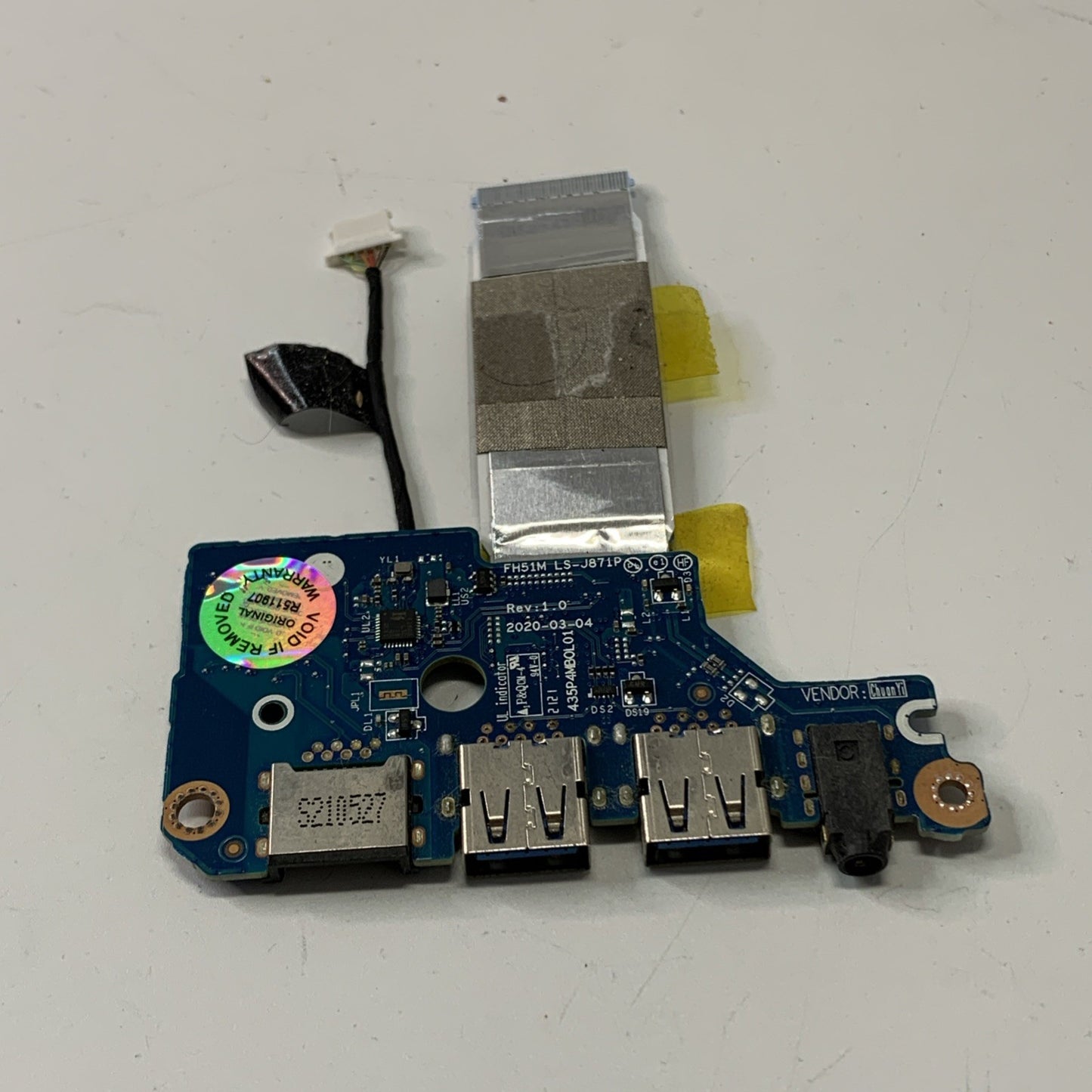 ACER Nitro 5 AN517-52 Audio USB WLAN RJ45 Socket Port Board