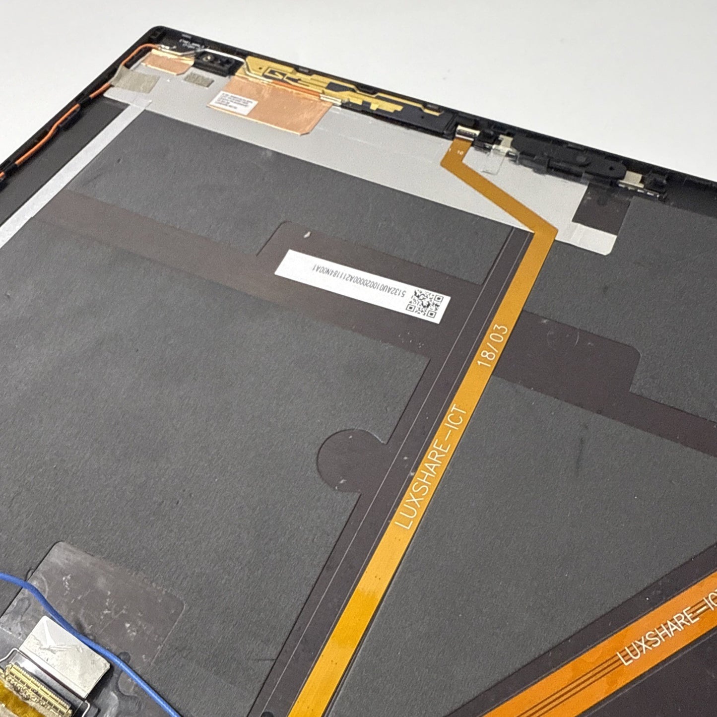 Lenovo ThinkPad T480s Series AQ16Q000600 Top Lid Cover, Cables, Hinges
