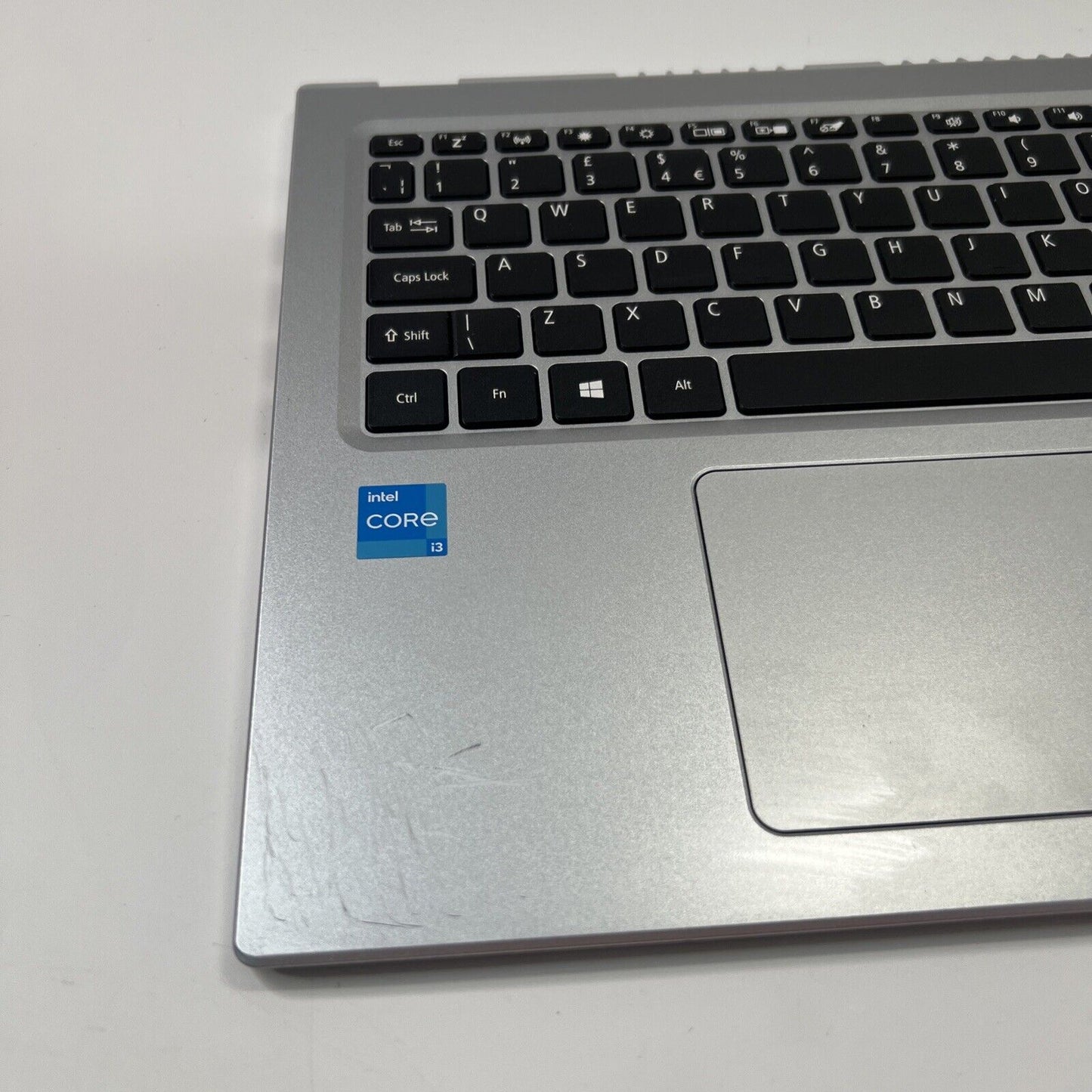 Acer Aspire Genuine A315-58 Complete Palmrest UK Keyboard Touchpad Silver