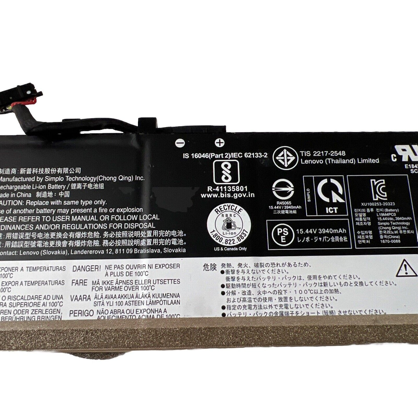 Lenovo Legion 5 15IMH05A Genuine Battery L19M4PC0 (GOOD HEALTH)