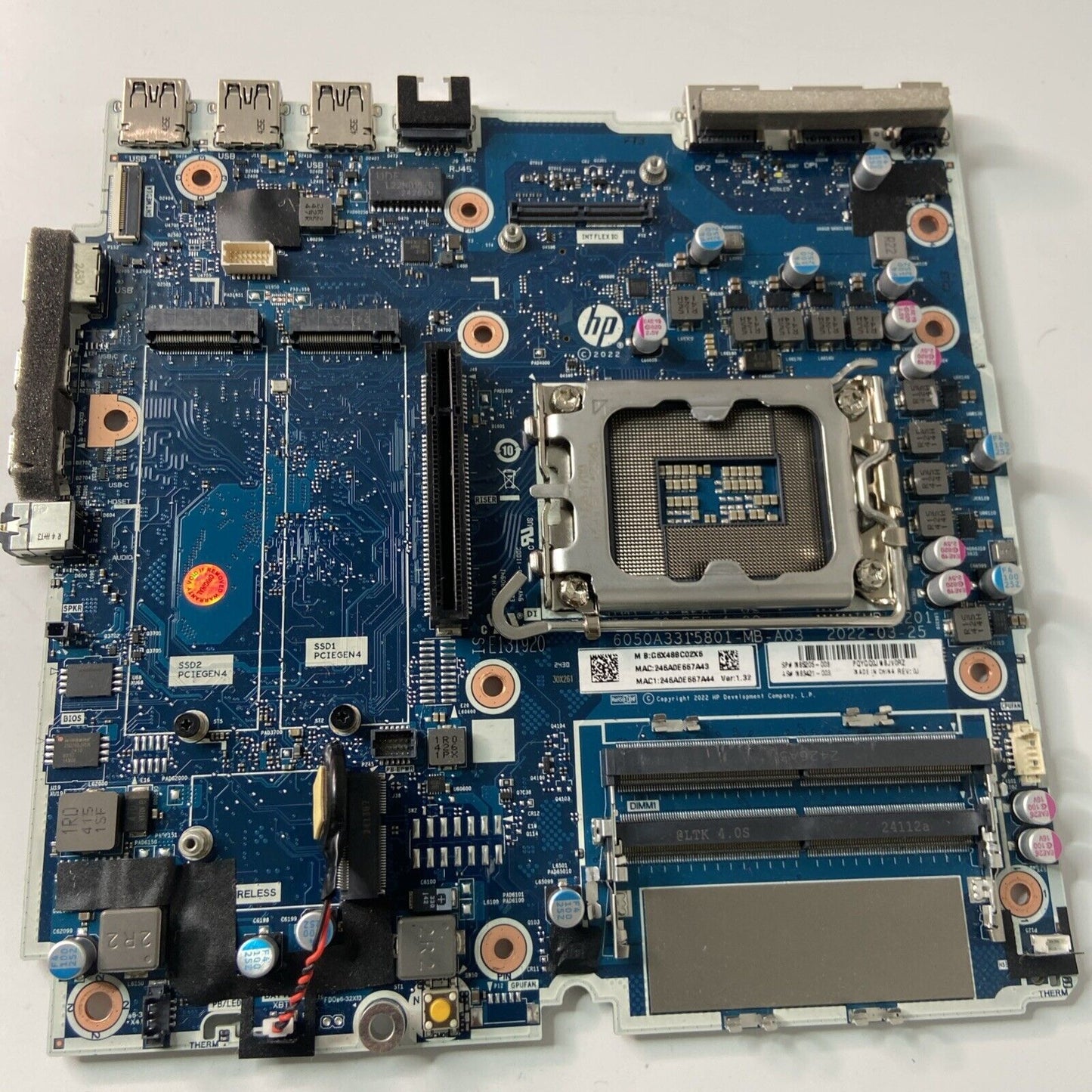 Genuine HP Z2 Mini G9 N15712-602 M85205-602 Intel LGA1700 CPU Socket Motherboard