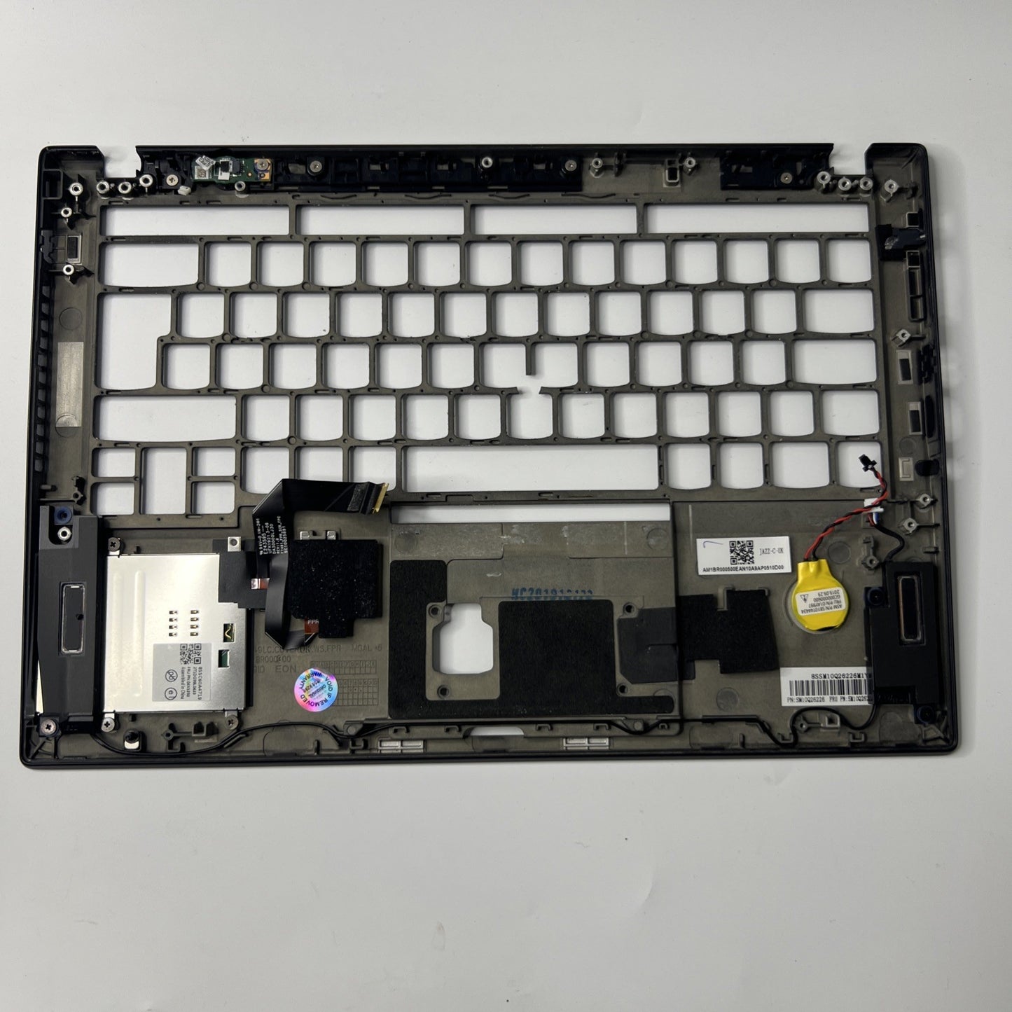 Genuine Lenovo T490s Palmrest Assembly UK Keyboard Black AM1BR000500