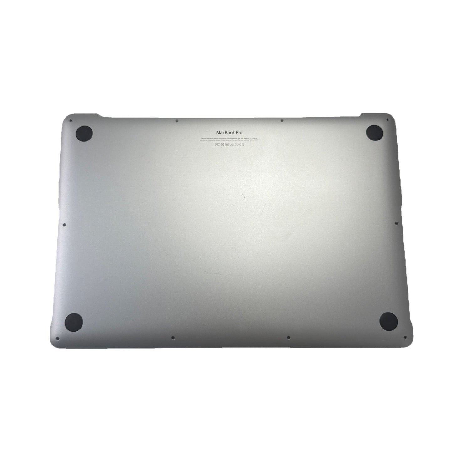 APPLE MACBOOK PRO 15" A1398 Mid 2015 Bottom Base Cover Silver 604-03476