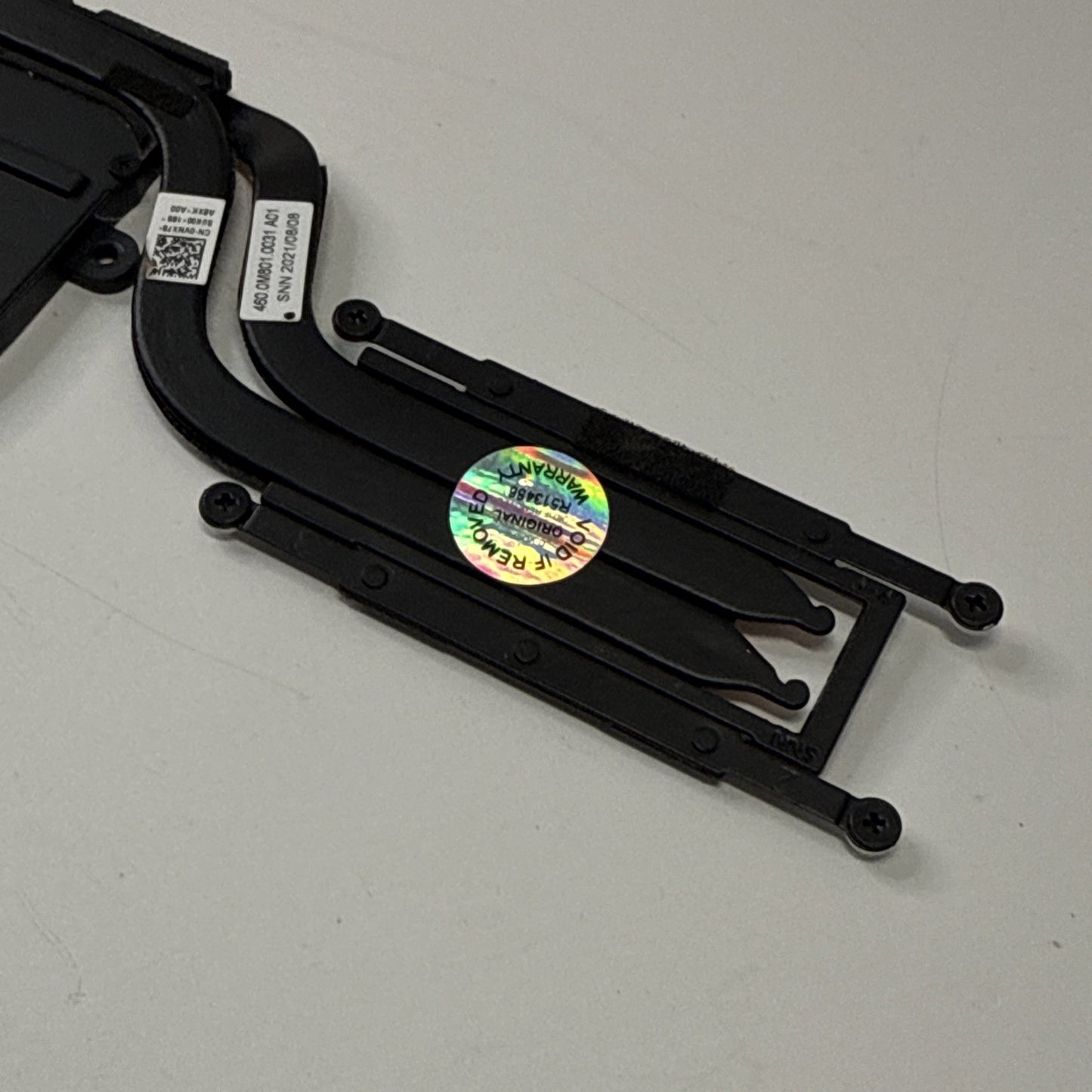 Dell Latitude 5320 Series CPU Cooling Fan & Heatsink P/N 0VNX78 0CJCNP Genuine