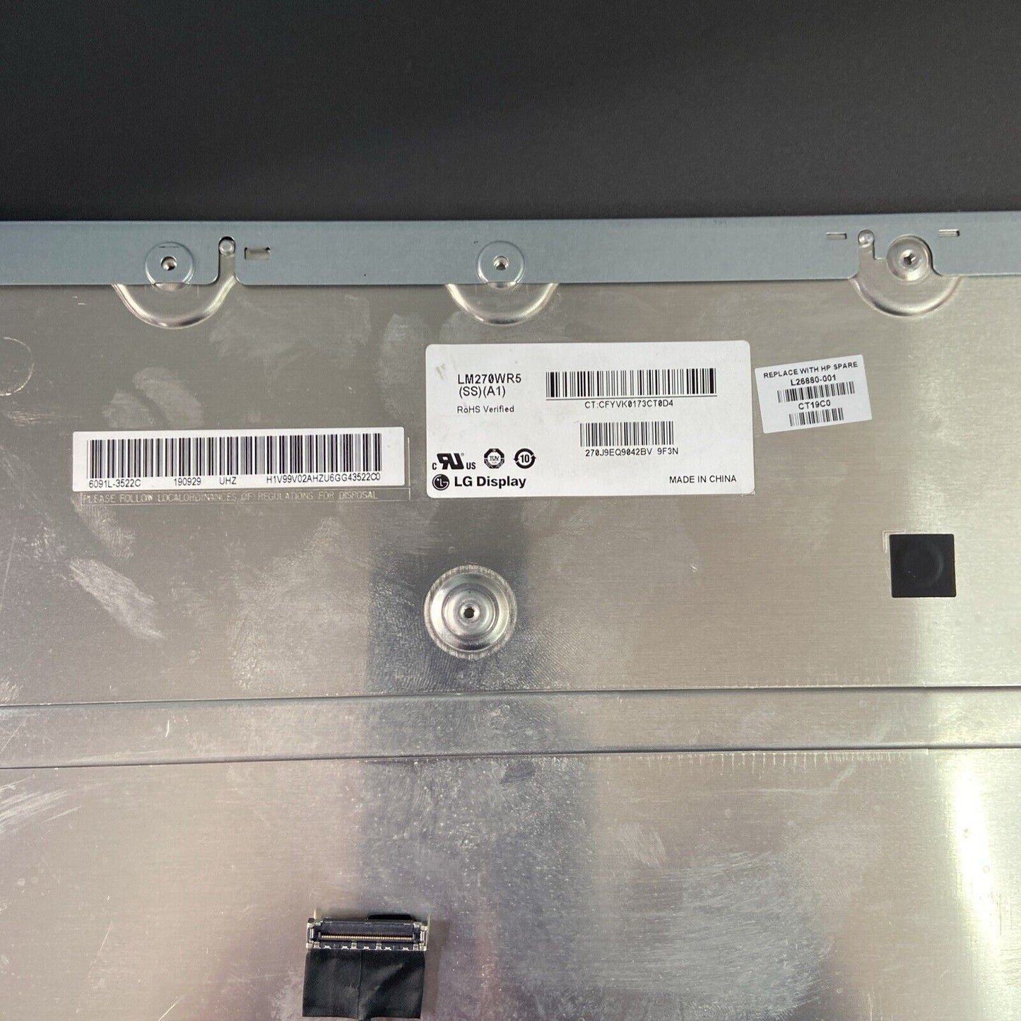HP Envy 27-b205na 27 Inch Touchscreen Replacement Screen LM270WR5 L26880.001