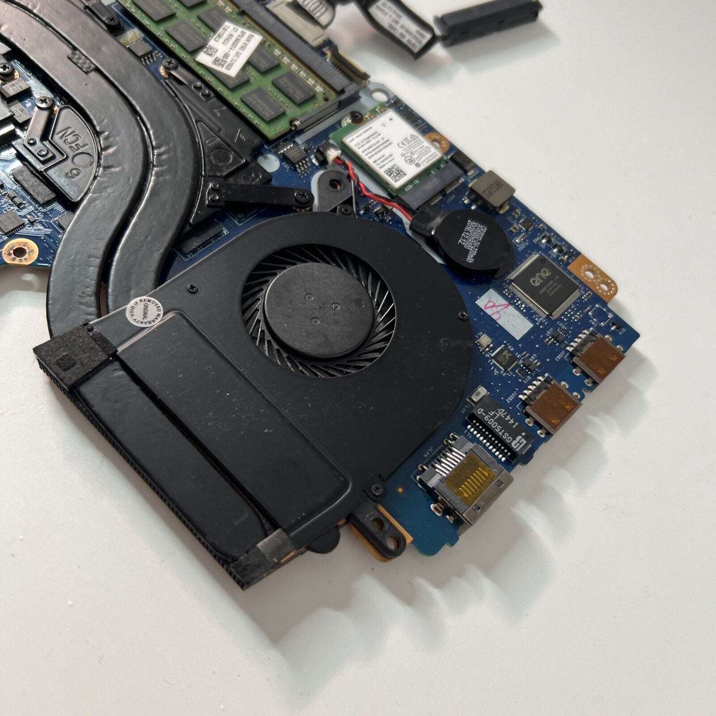 Dell Alienware 13 Motherboard i7-5500u 2.40GHz Heatsink + Fans WORKING