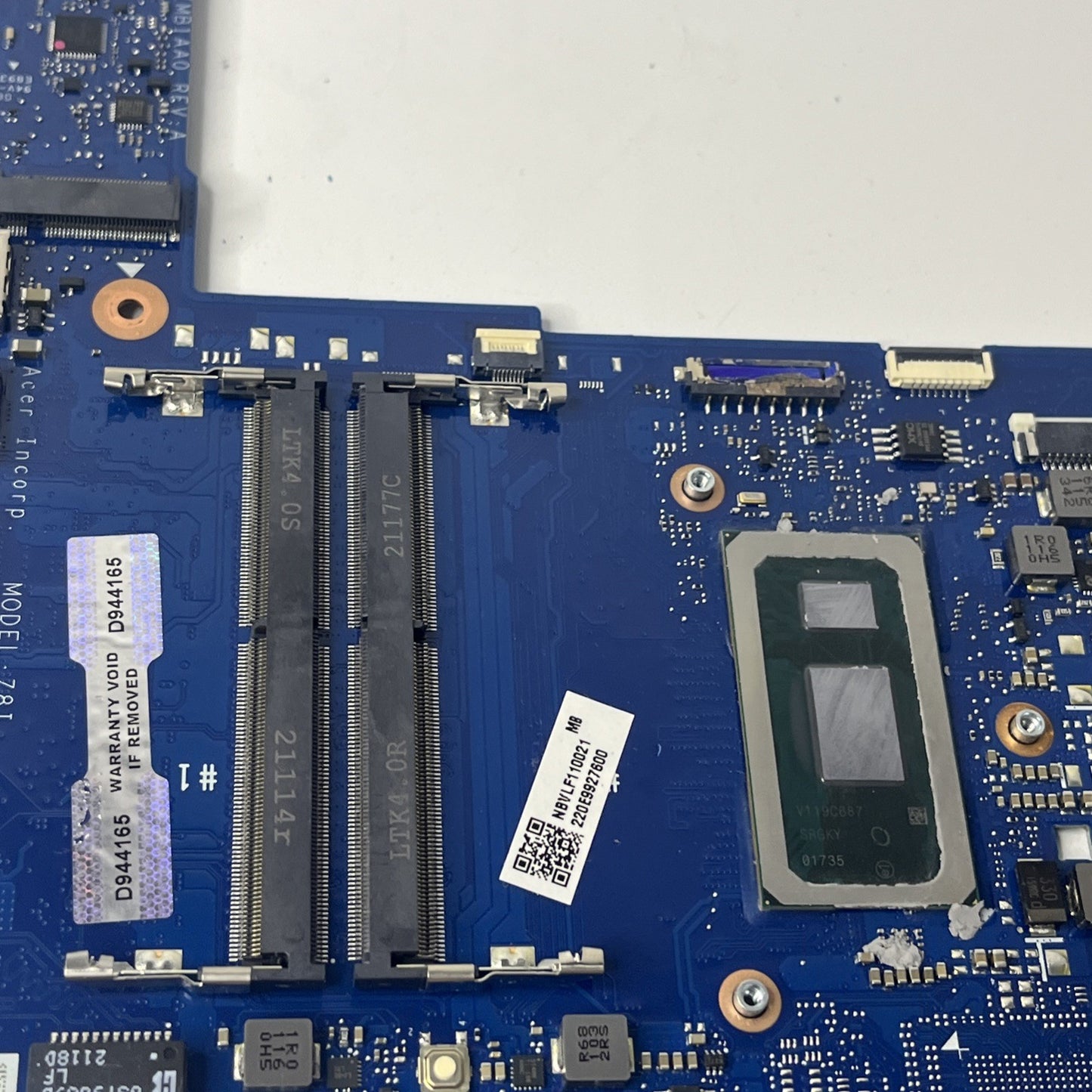 Acer Travelmate P214-52 i5-10210U Motherboard NB.VLF11.002 DA0Z8IMBAC0 No Power