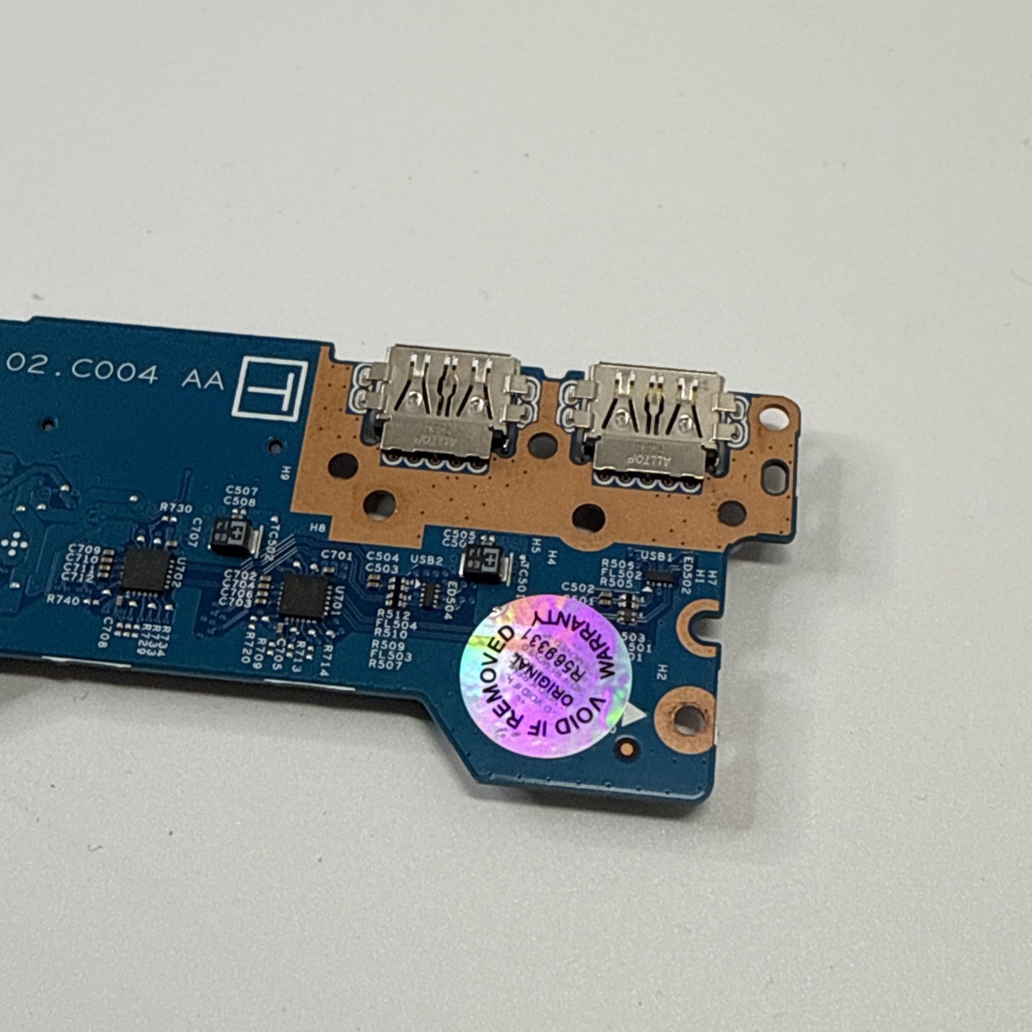 Lenovo Ideapad Flex 5 15IIL05 USB I/O Port Board 455.0K102.C004 AA & Cable