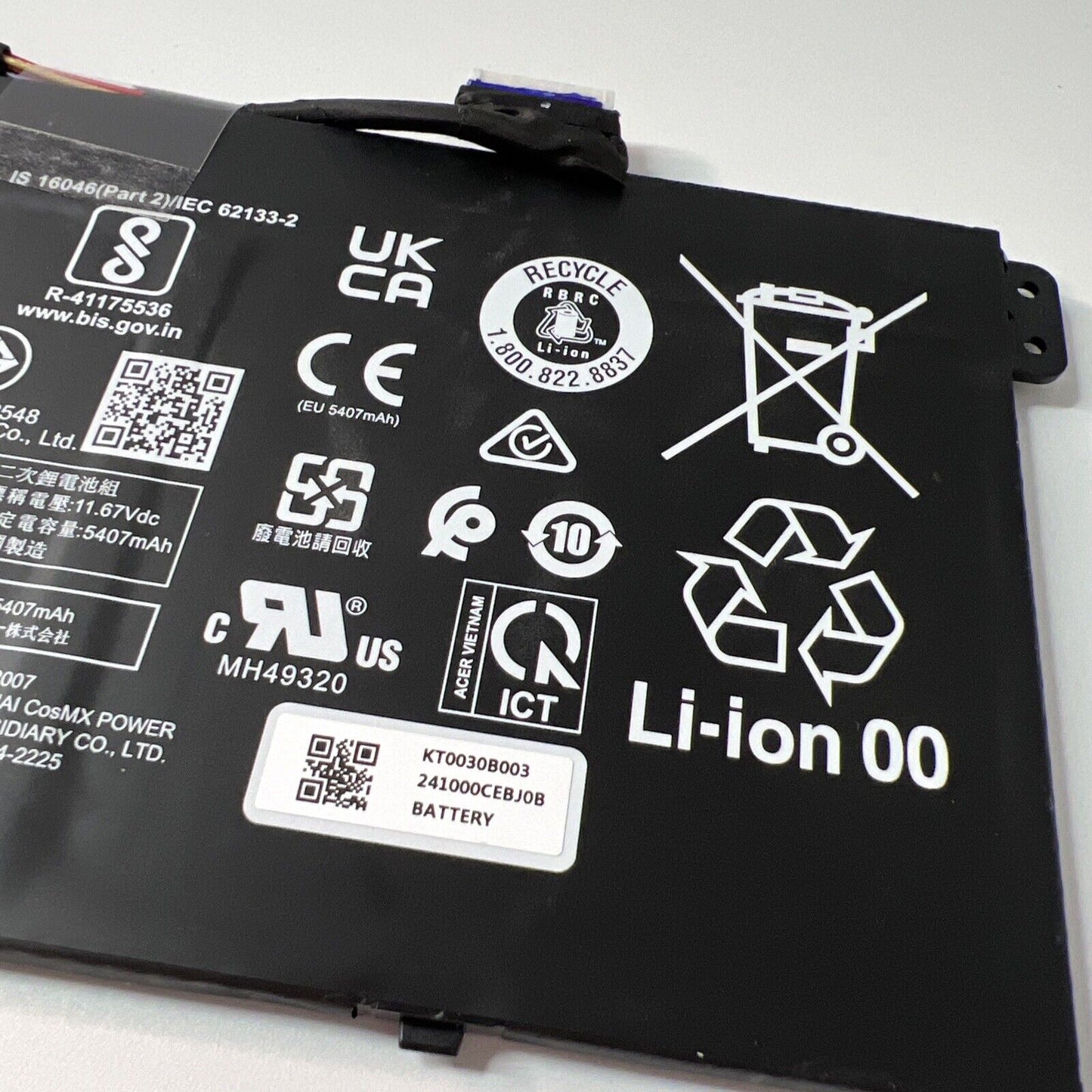 Acer Chromebook 516 GE CBG516-1H Genuine Battery AP22ABN