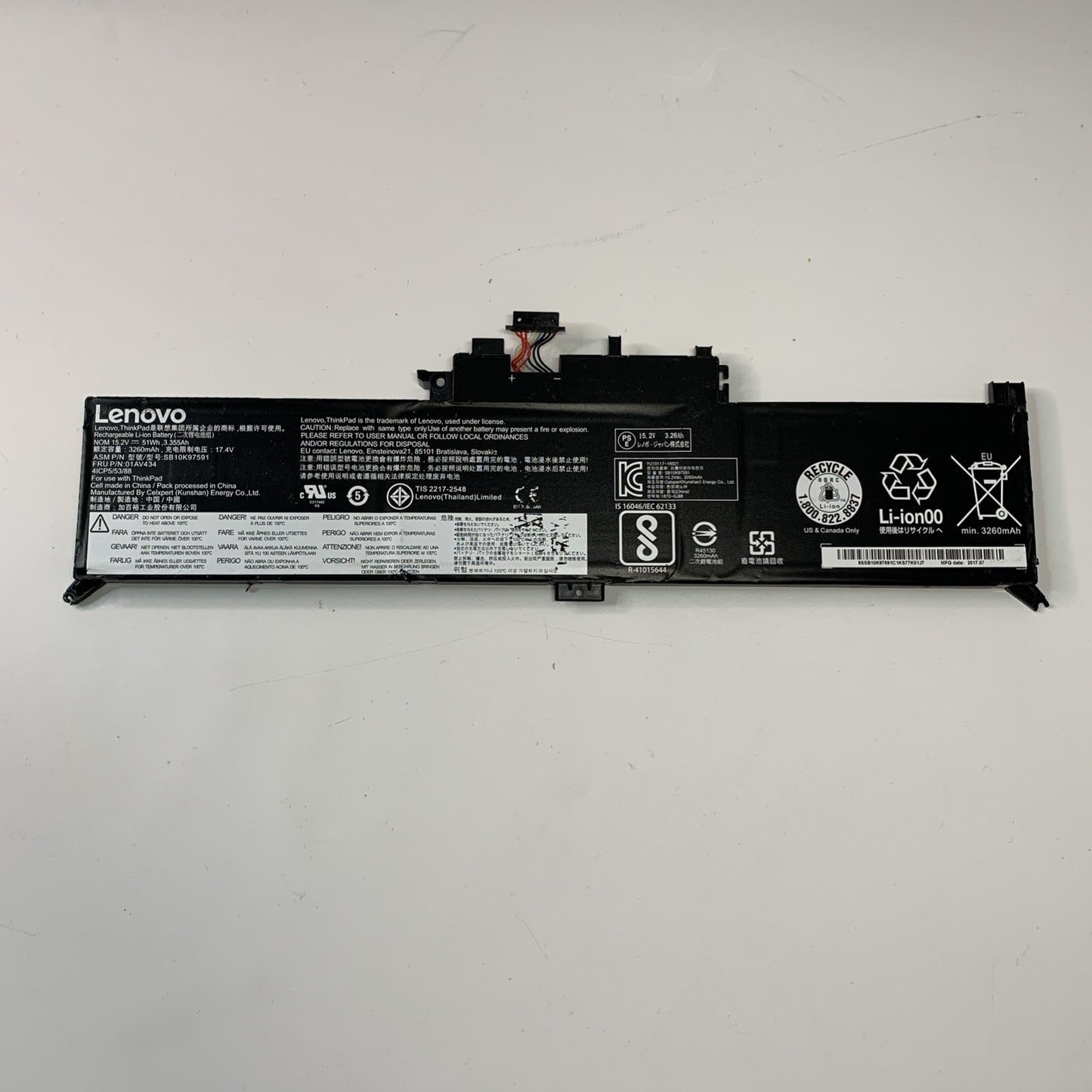 Genuine Lenovo ThinkPad Yoga 370 260 X380 01AV433 01AV434 Battery 85%+