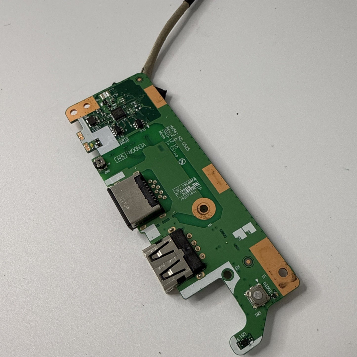 Genuine Lenovo V15 G2-ALC USB I/O Port Board + Cable PK34300QA00