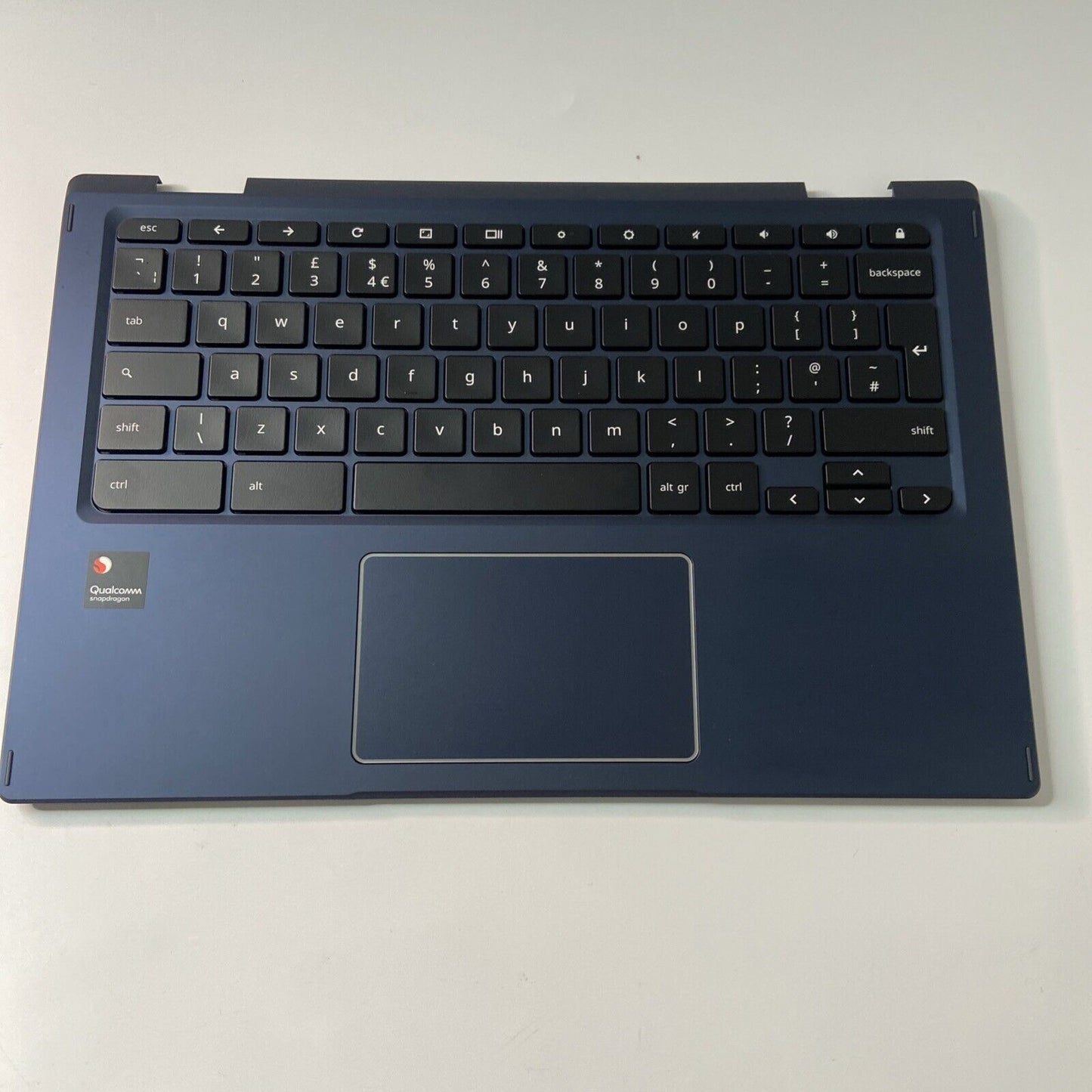 Genuine Acer Chromebook Spin CP513-1H Complete Palmrest UK Keyboard Blue