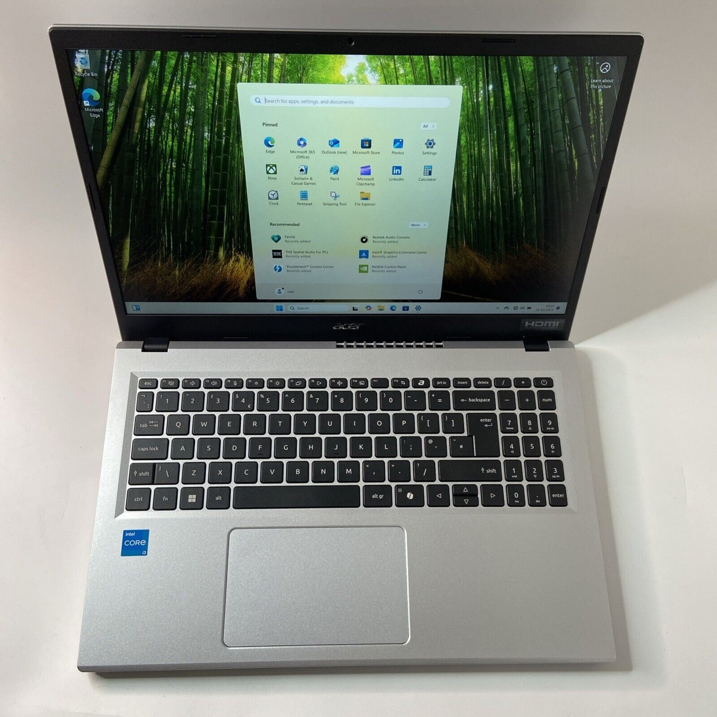 Acer Extensa 15 EX215-34 Core i3-N305 8GB RAM 256GB SSD 15.6" FHD Win 11 Grade A