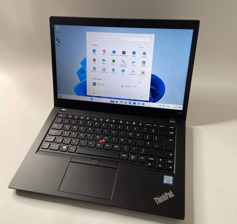 Lenovo ThinkPad T480s 14" 256GB SSD Intel Core i5-8250U 8th Gen, 16GB RAM Win 11