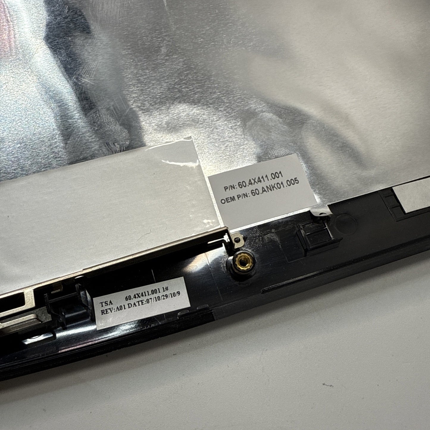 Acer Aspire 2920Z Series LCD Rear Case Top Lid Cover 60.4X411.001 12.1" (Black)