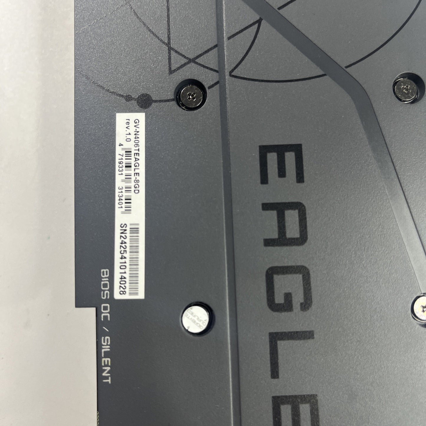 GIGABYTE GeForce RTX 4060 Ti Eagle OC 8GB GDDR6X . Dead