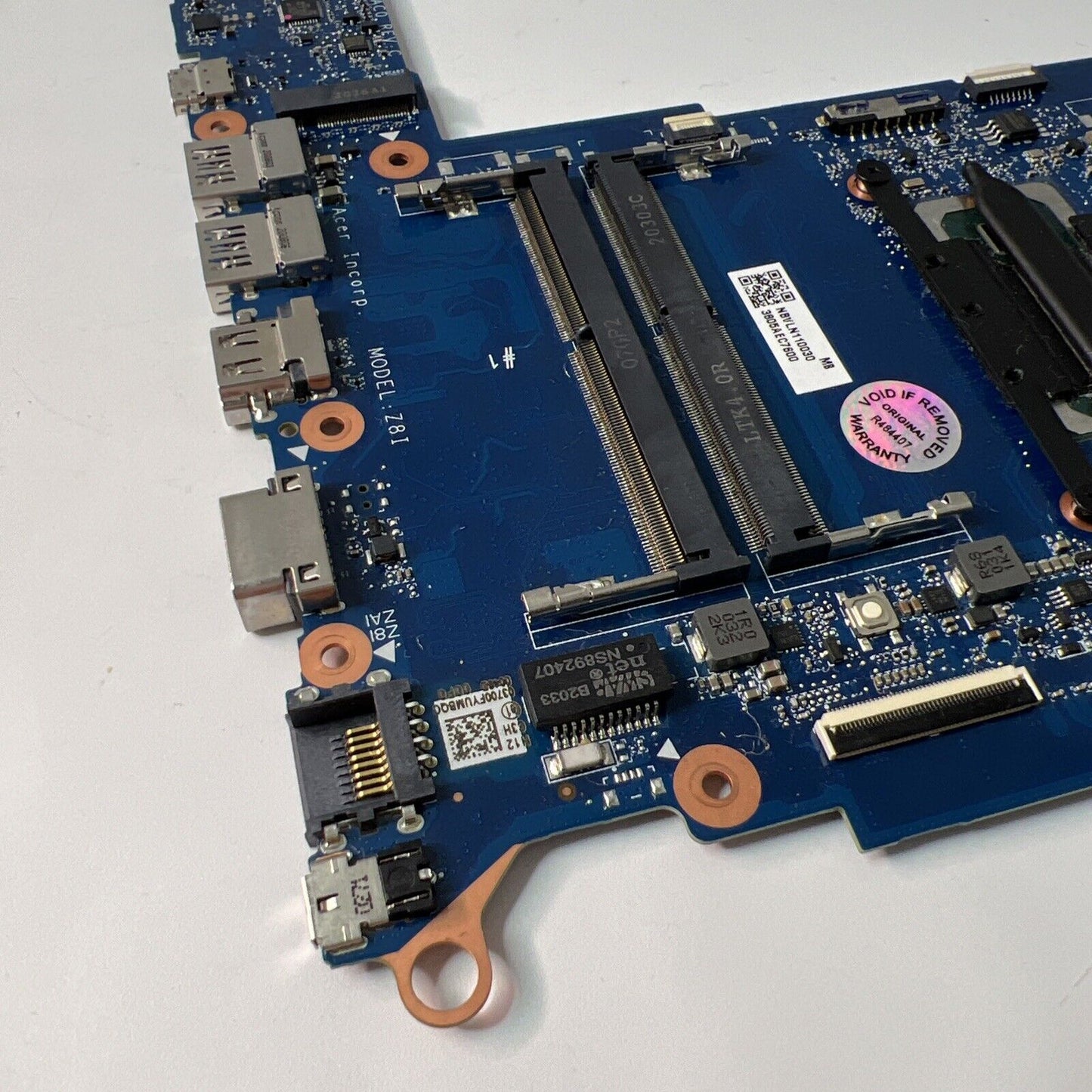 Acer Travelmate P215-52 N19Q8 Motherboard i7 10th Gen & heatsink DA0Z8IMBAC0