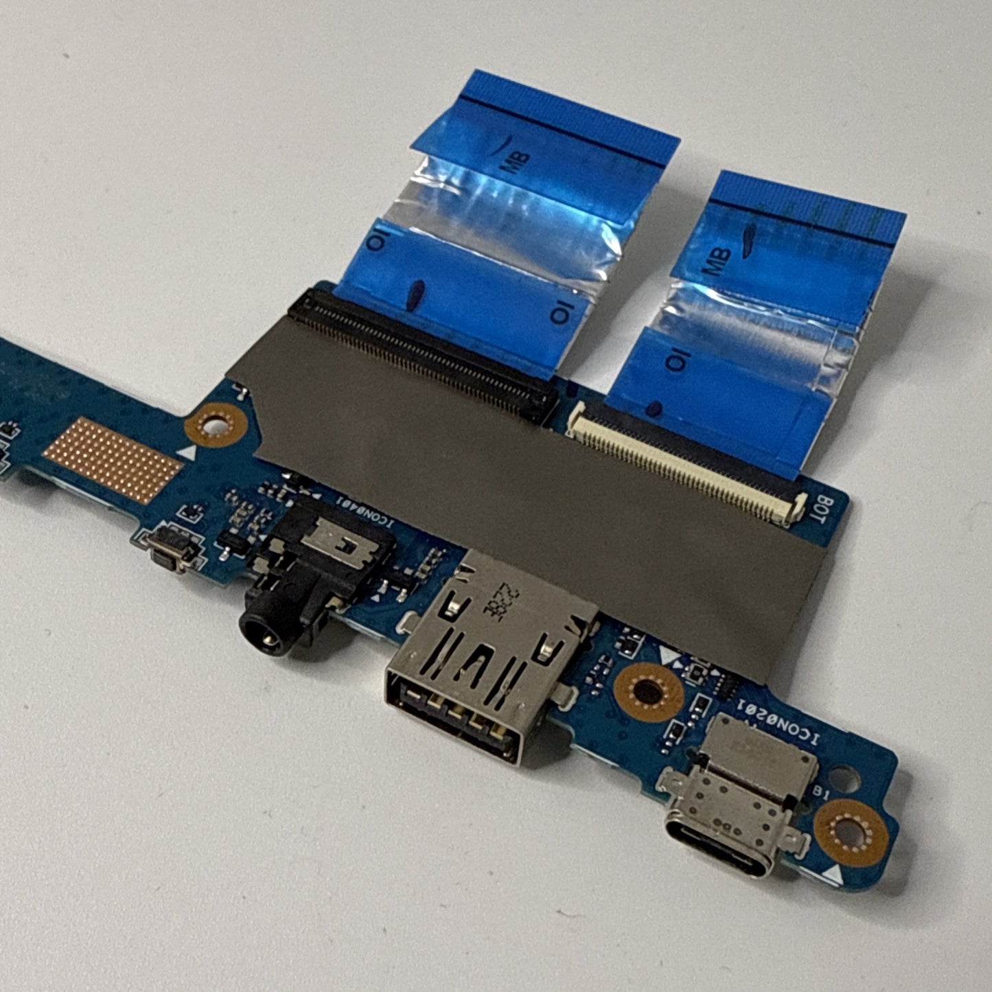 Asus Chromebook Flip C433T I/O USB Port Board & Connectors