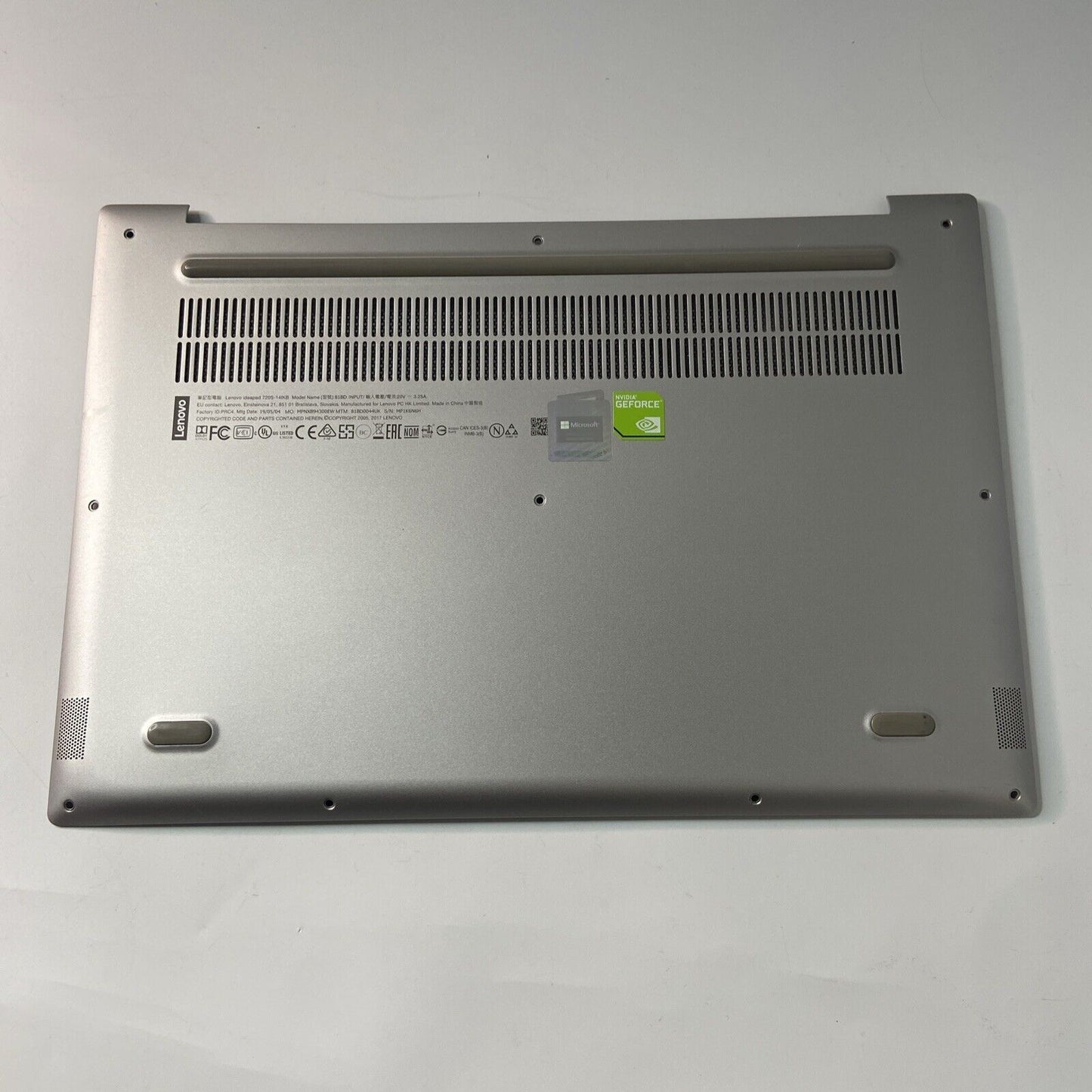 Lenovo Ideapad 720S-14IKB 80XC Base Chassis Bottom Case Cover AM1YA000200