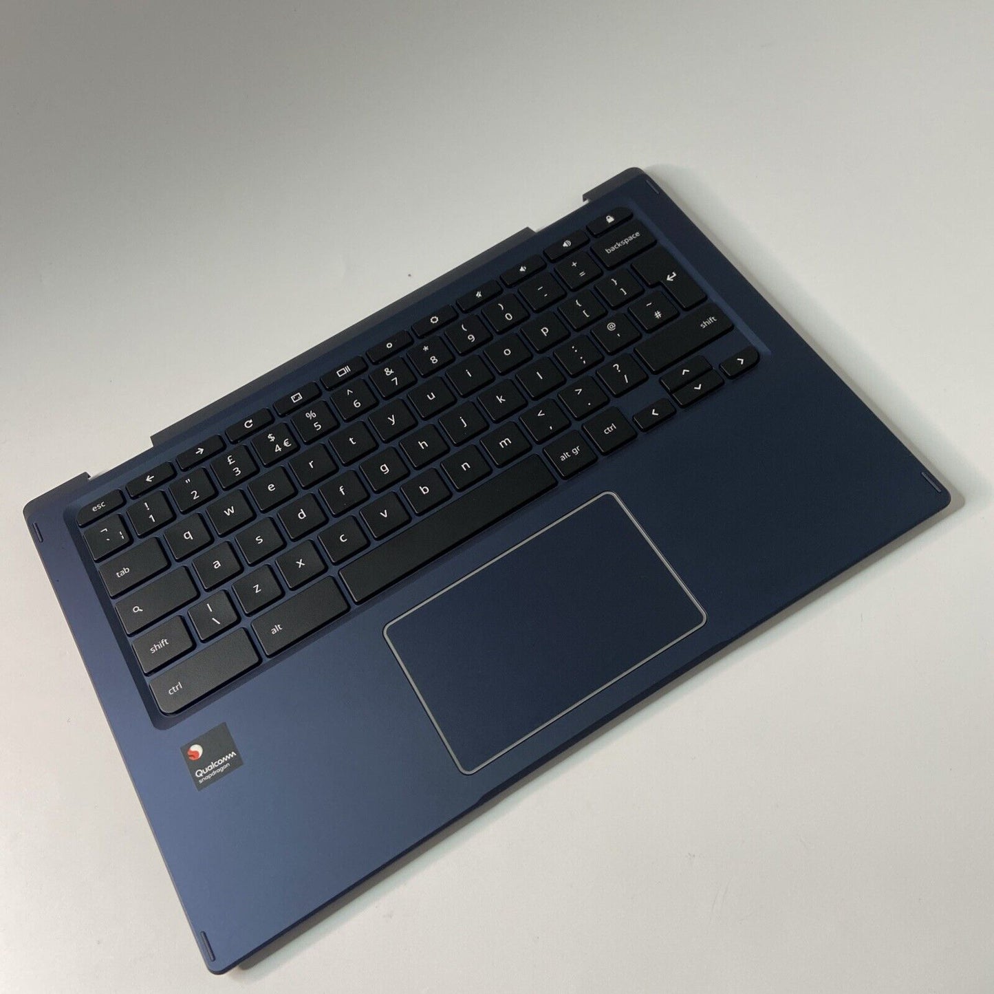 Genuine Acer Chromebook Spin CP513-1H Complete Palmrest UK Keyboard Blue