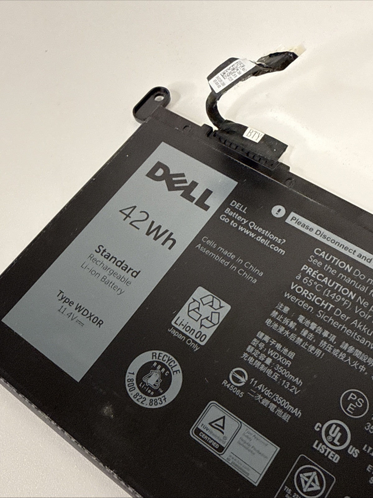 Genuine Dell Inspiron 13 5368 5378 5379 7368 7378 14 7460 WDX0R Battery *FAIR*