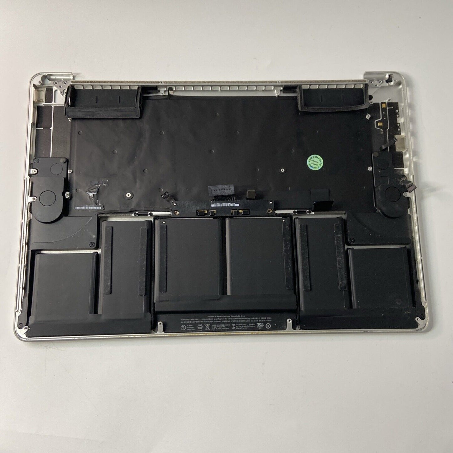 MacBook Pro 15" A1398 2014 Palmrest Top Case Cover UK Keyboard Silver + Battery