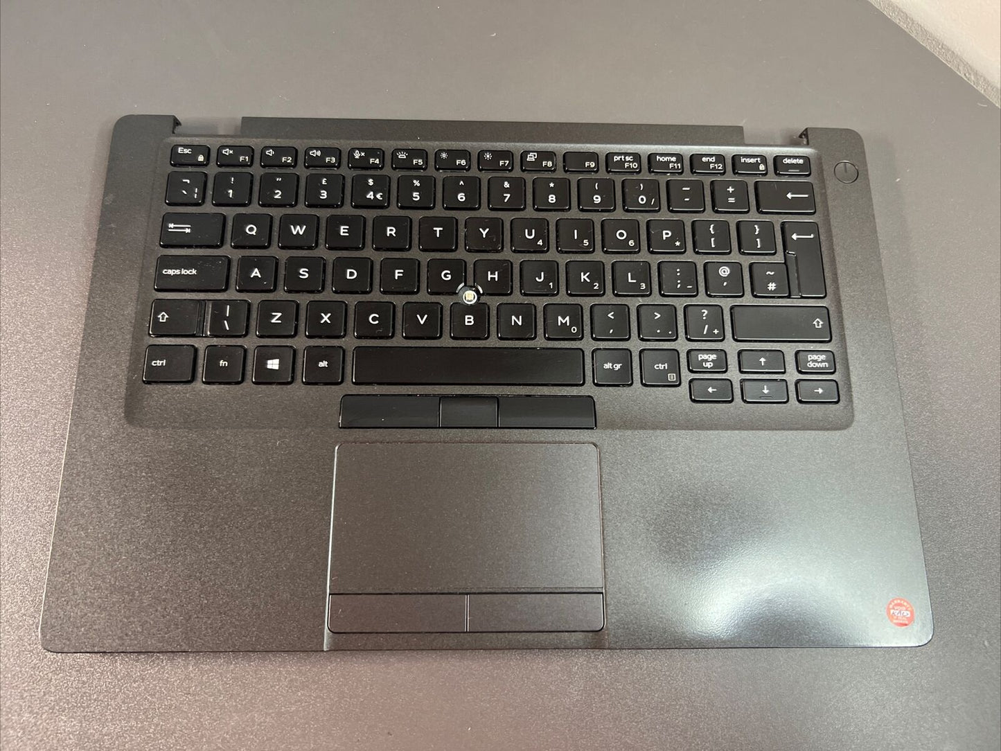 dell 5400 palmrest keyboard touchpad complete assembly