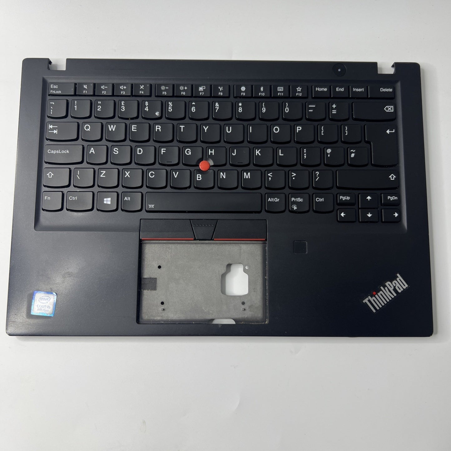 Genuine Lenovo T490s Palmrest Assembly UK Keyboard Black AM1BR000500 Read Desc