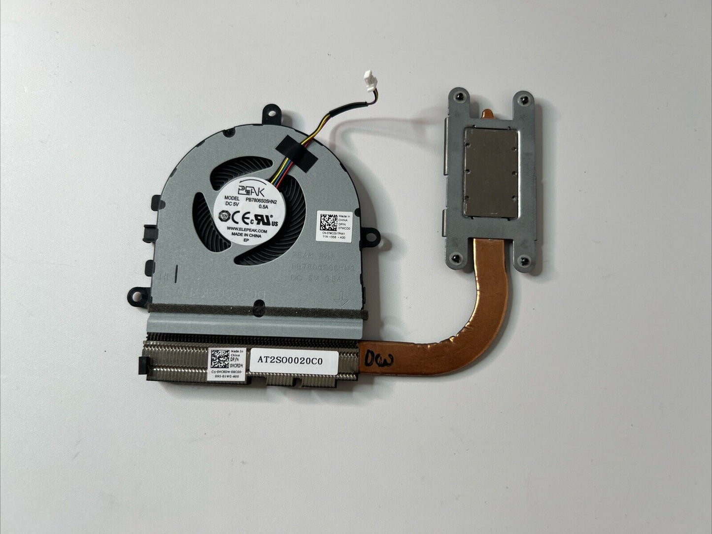 Genuine Dell Inspiron 3501 Heatsink and cooling Fan