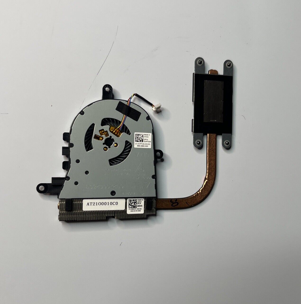 Dell Latitude 3590 CPU Heatsink and Cooling Fan 0NPFW6 0RRVFC