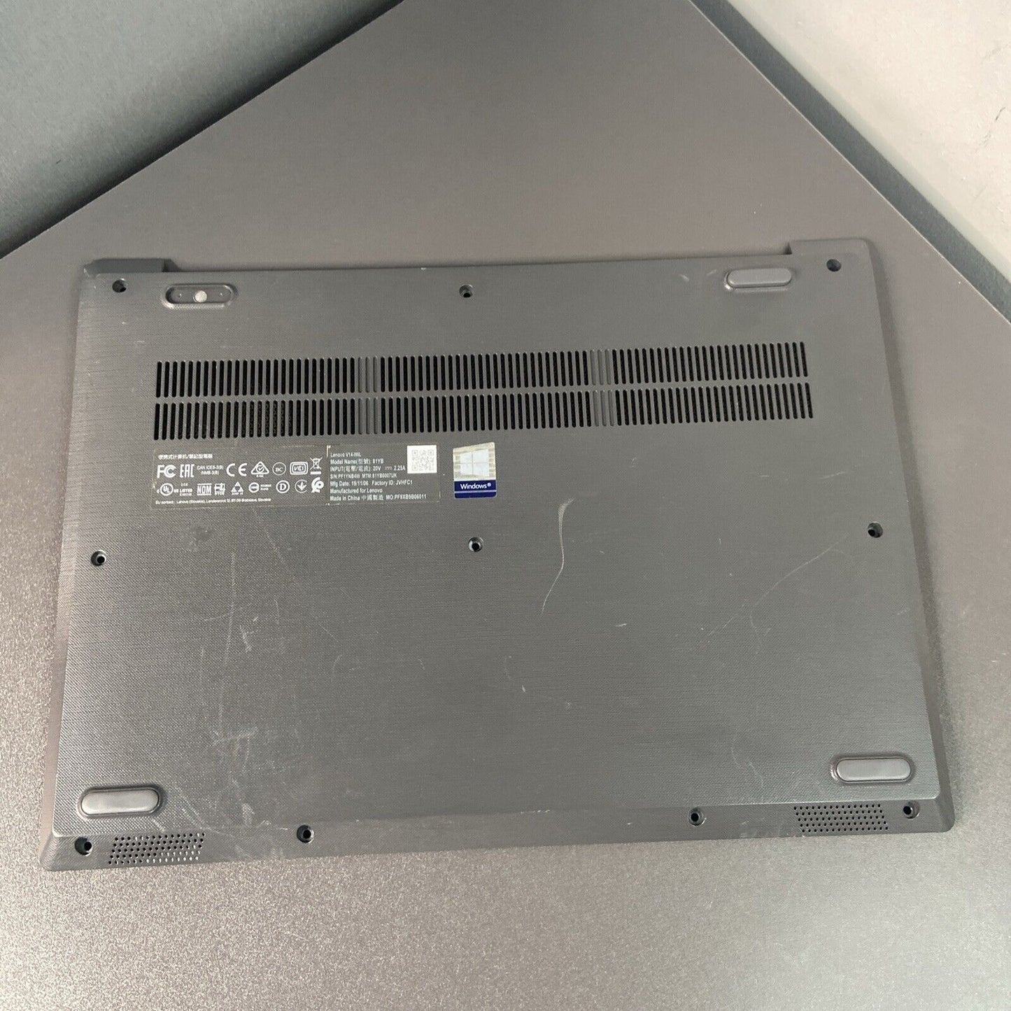 GENUINE Lenovo V14-IWL Bottom Base Chasis Cover Housing AP1KU000500