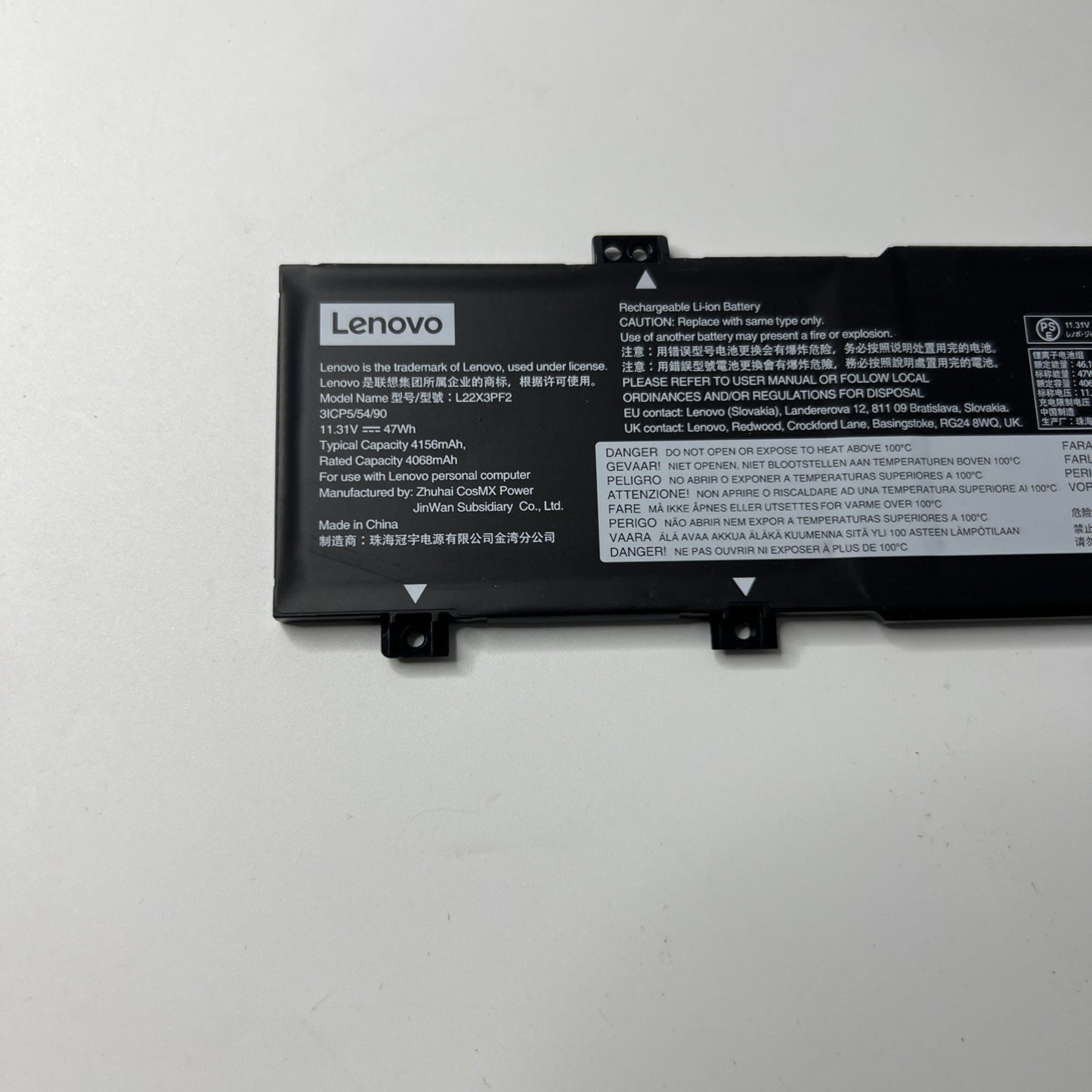 Genuine Lenovo Ideapad Slim 3 14IAH8 Series L22X3PF2 Laptop Battery 4156mAh |