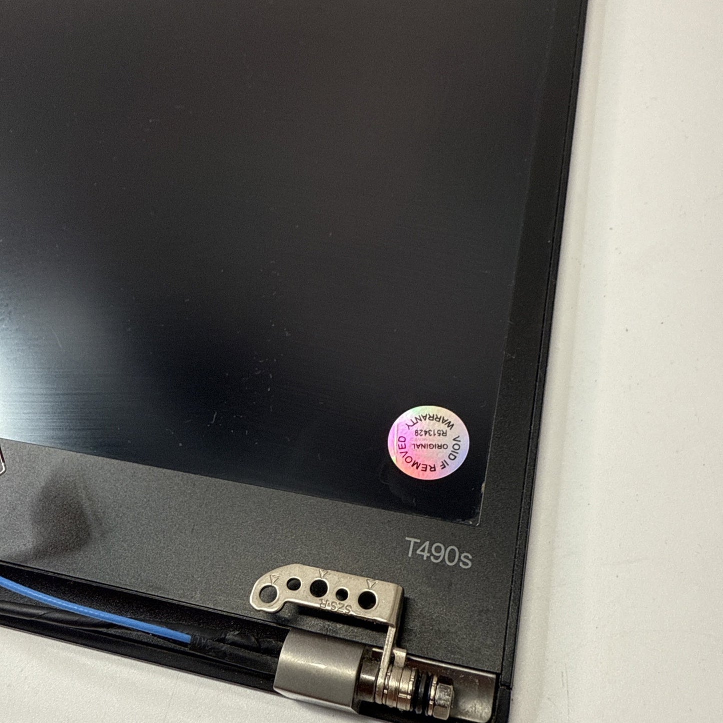 Genuine Lenovo T490s Complete Screen Assembly Top Lid Cover Black