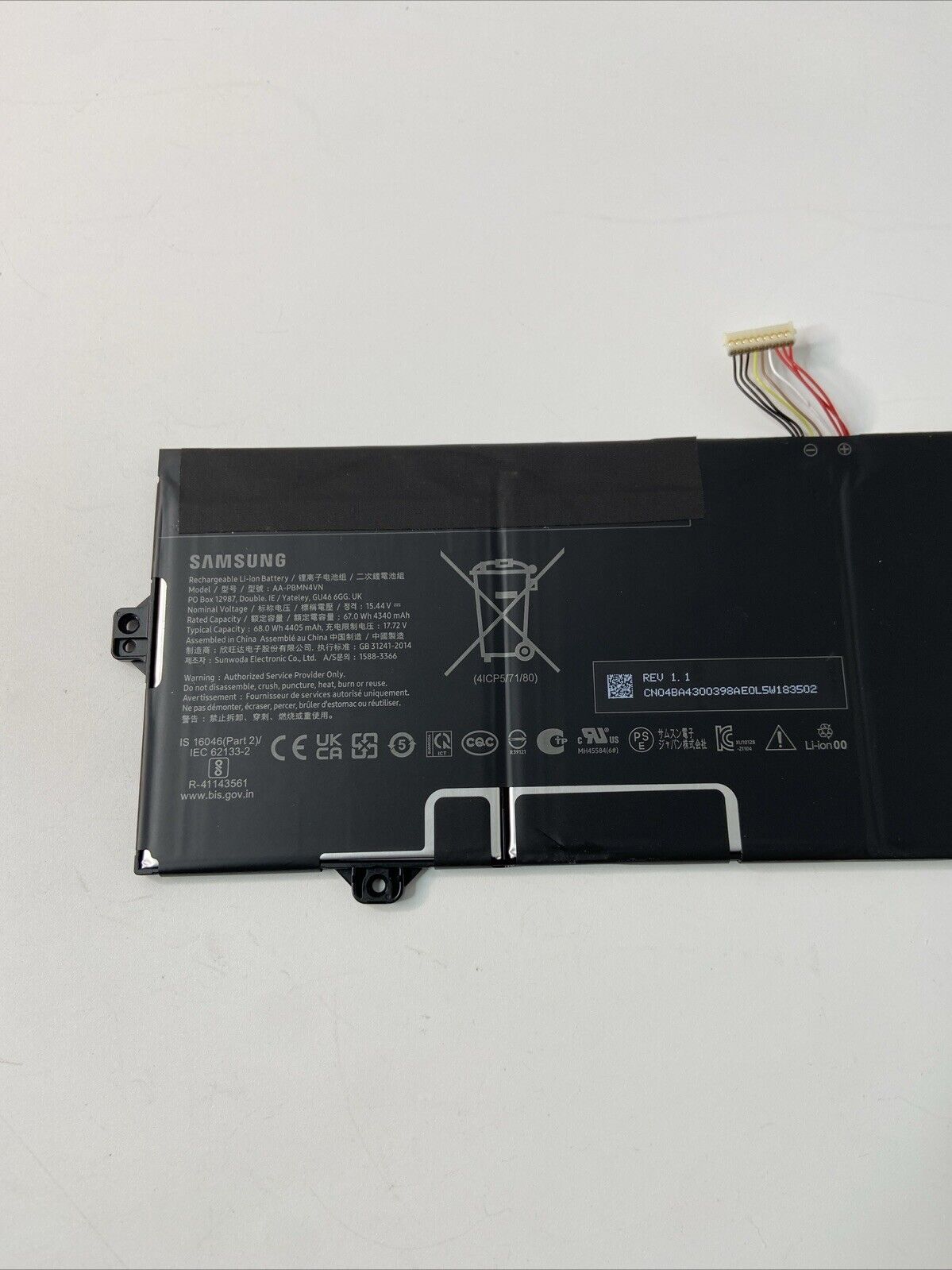 Samsung Galaxy Book 3 Battery NP750QFG NP950XED AA-PBMN4VN (EXCELLENT)
