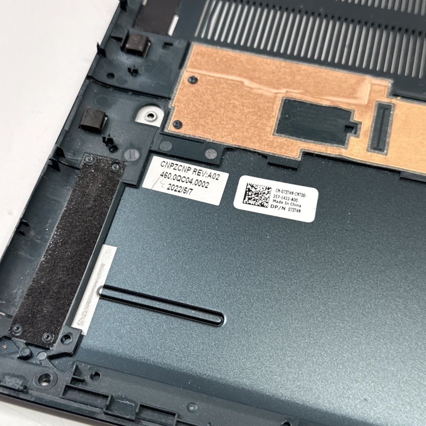 Dell Inspiron 16-Plus 7620 Base Bottom Cover Lower Case Housing 08J6XK 8J6XK