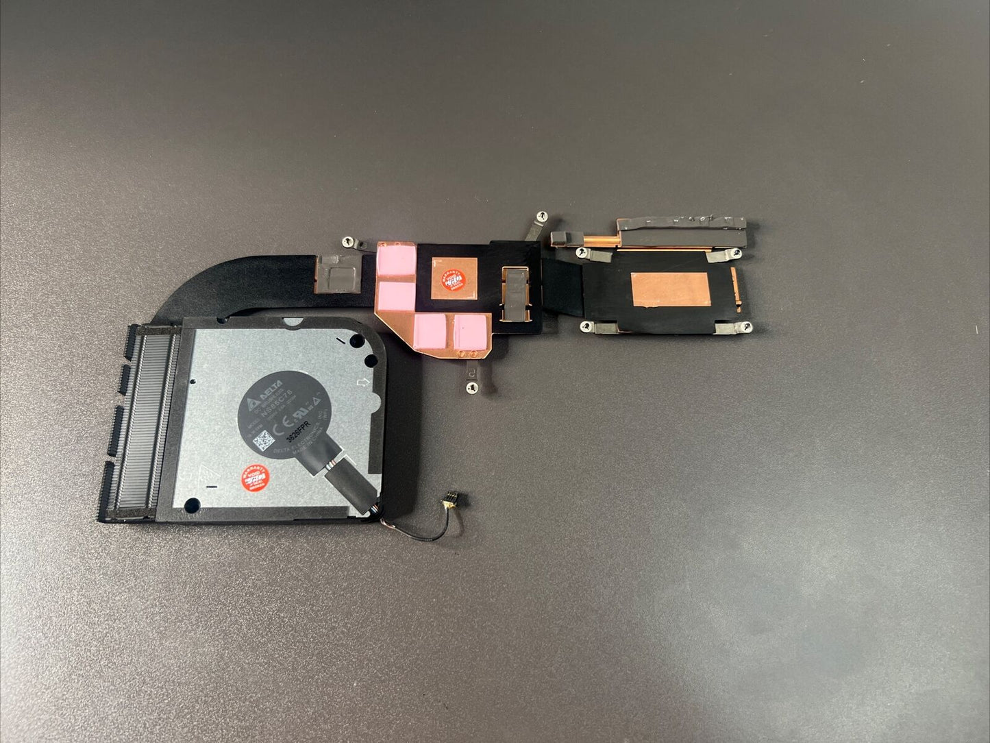 Dell Precision 3581 CPU Heatsink and Cooling Fan