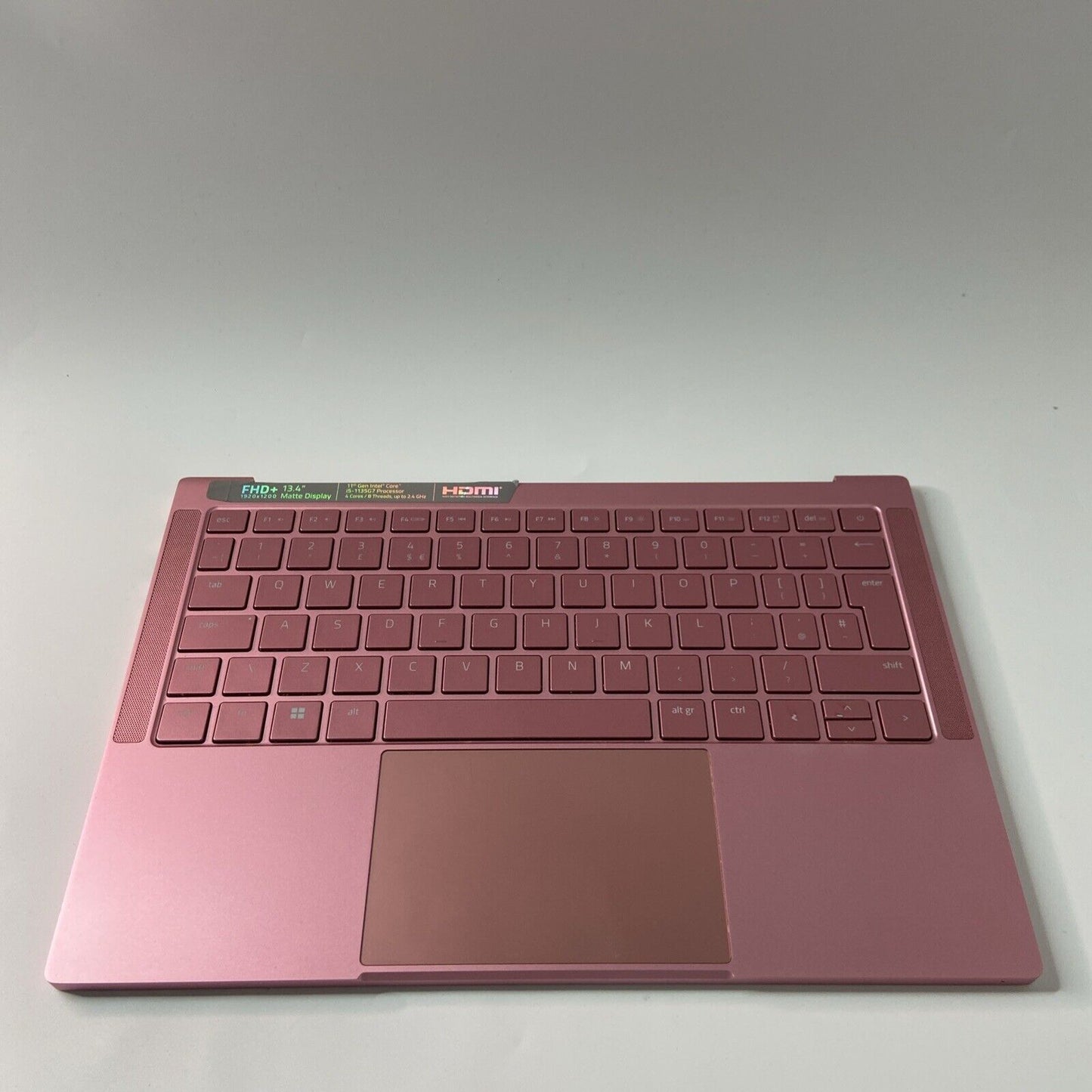 Razer Book 13 RZ09-0357 Palmrest UK Keyboard Touchpad PINK