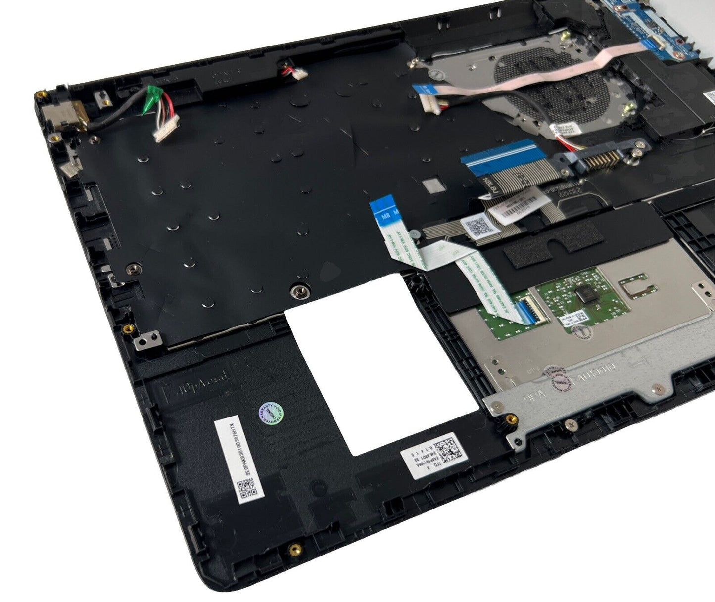 HP 14-DQ0518SA Complete Palmrest Housing Touchpad UK Keyboard DC JACK Black