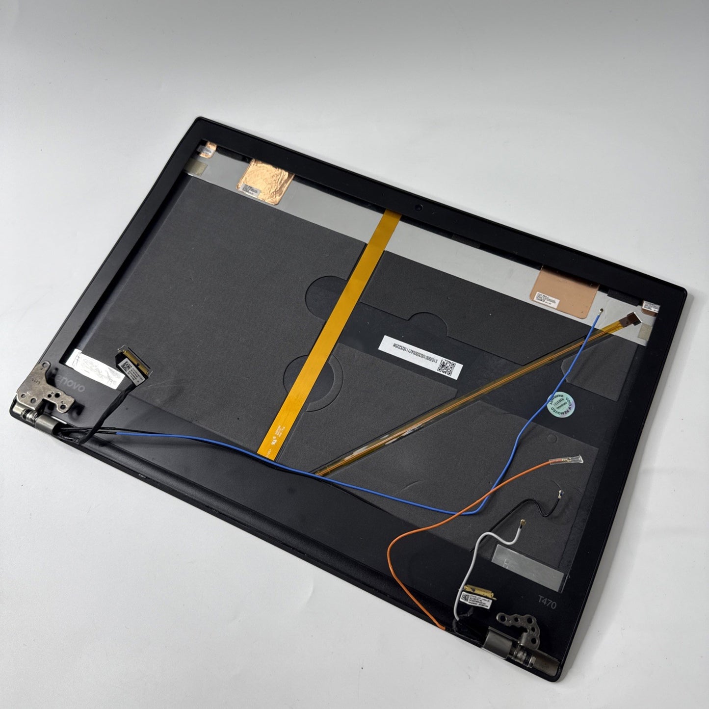 Lenovo ThinkPad T470 LCD Screen Top Lid Cover AP12D000100 + Bezel & Cables